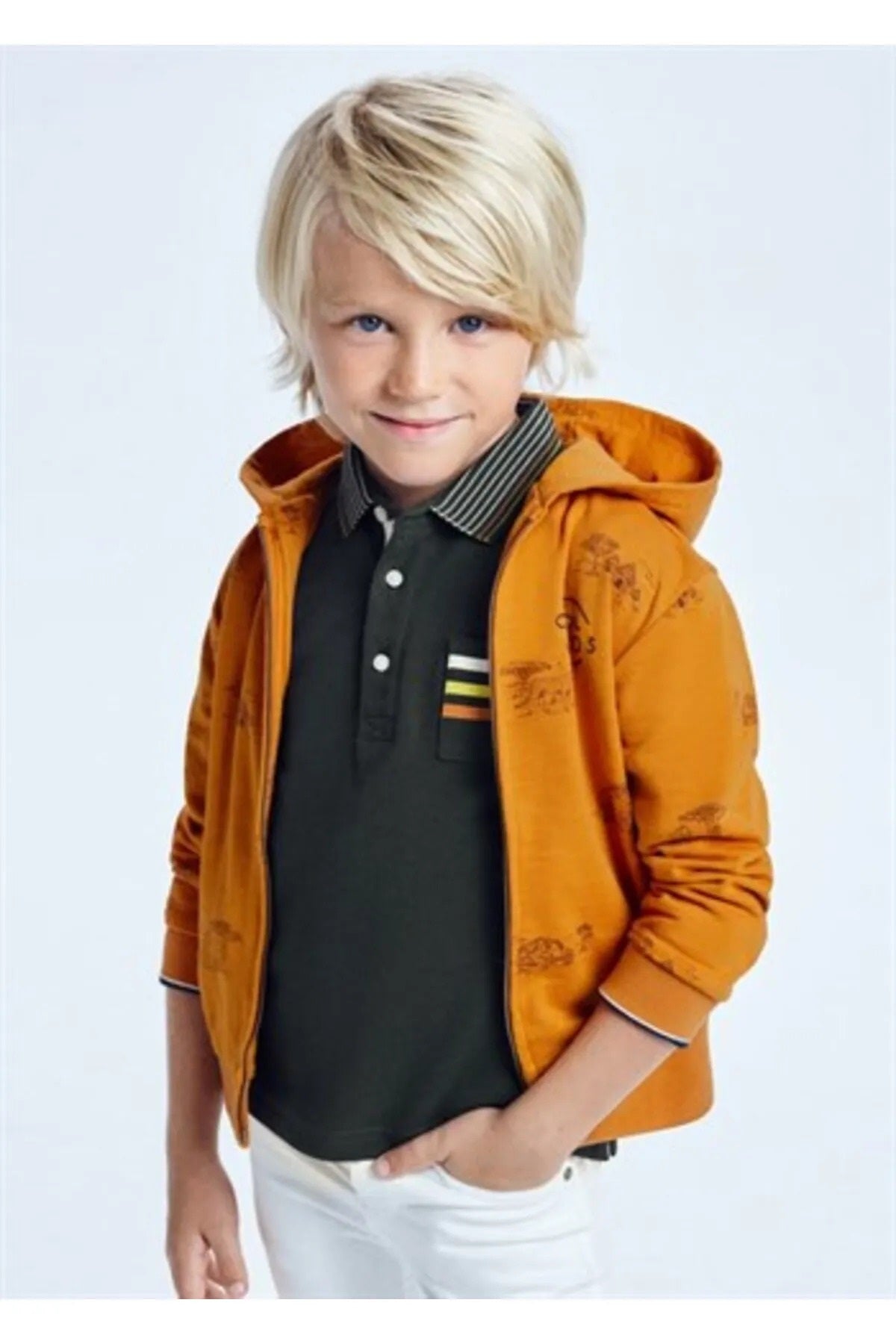 Mayoral erkek çocuk kapişonlu pullover 3408