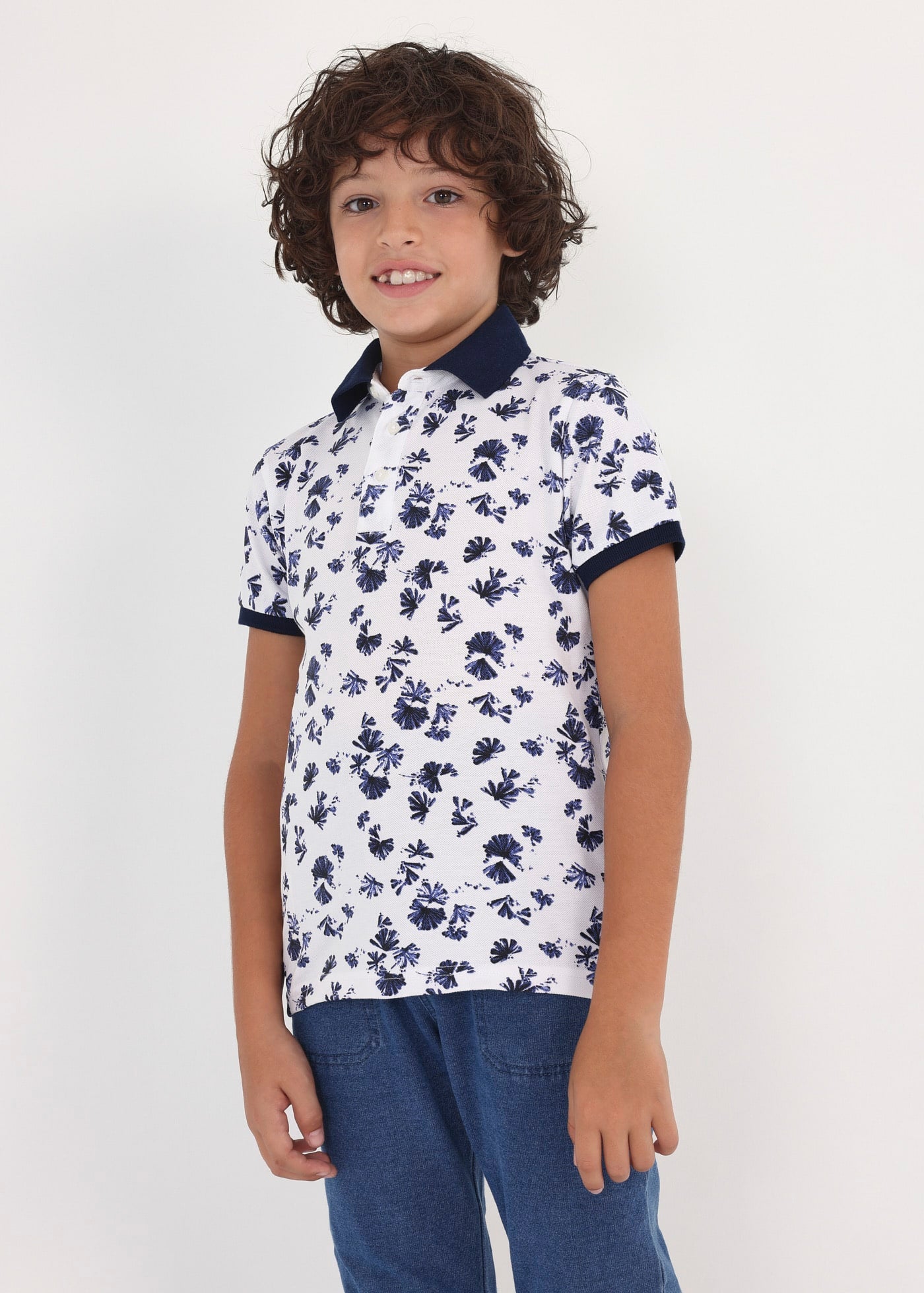 Mayoral erkek çocuk polo yaka tişört 6104
