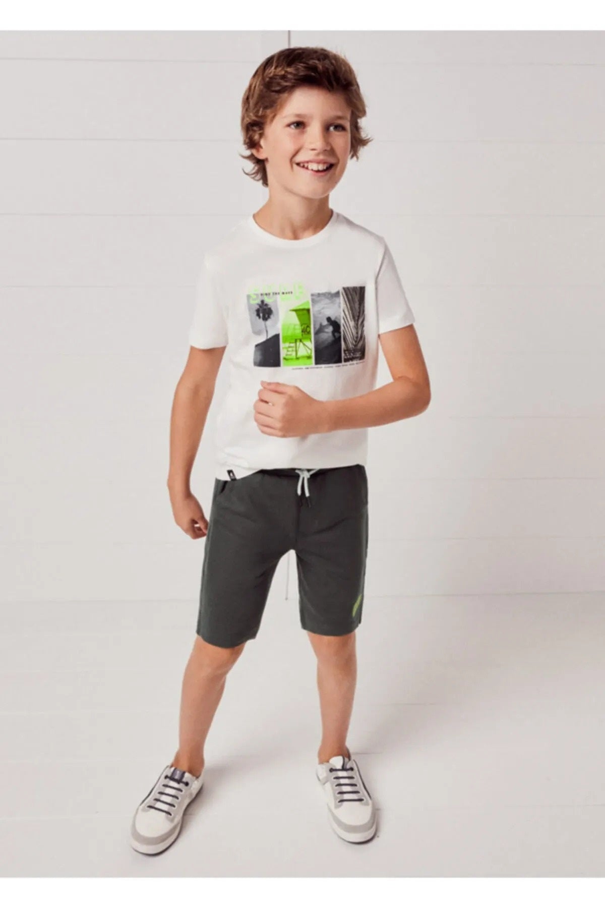Mayoral erkek çocuk tişört şort 2 li set 6669