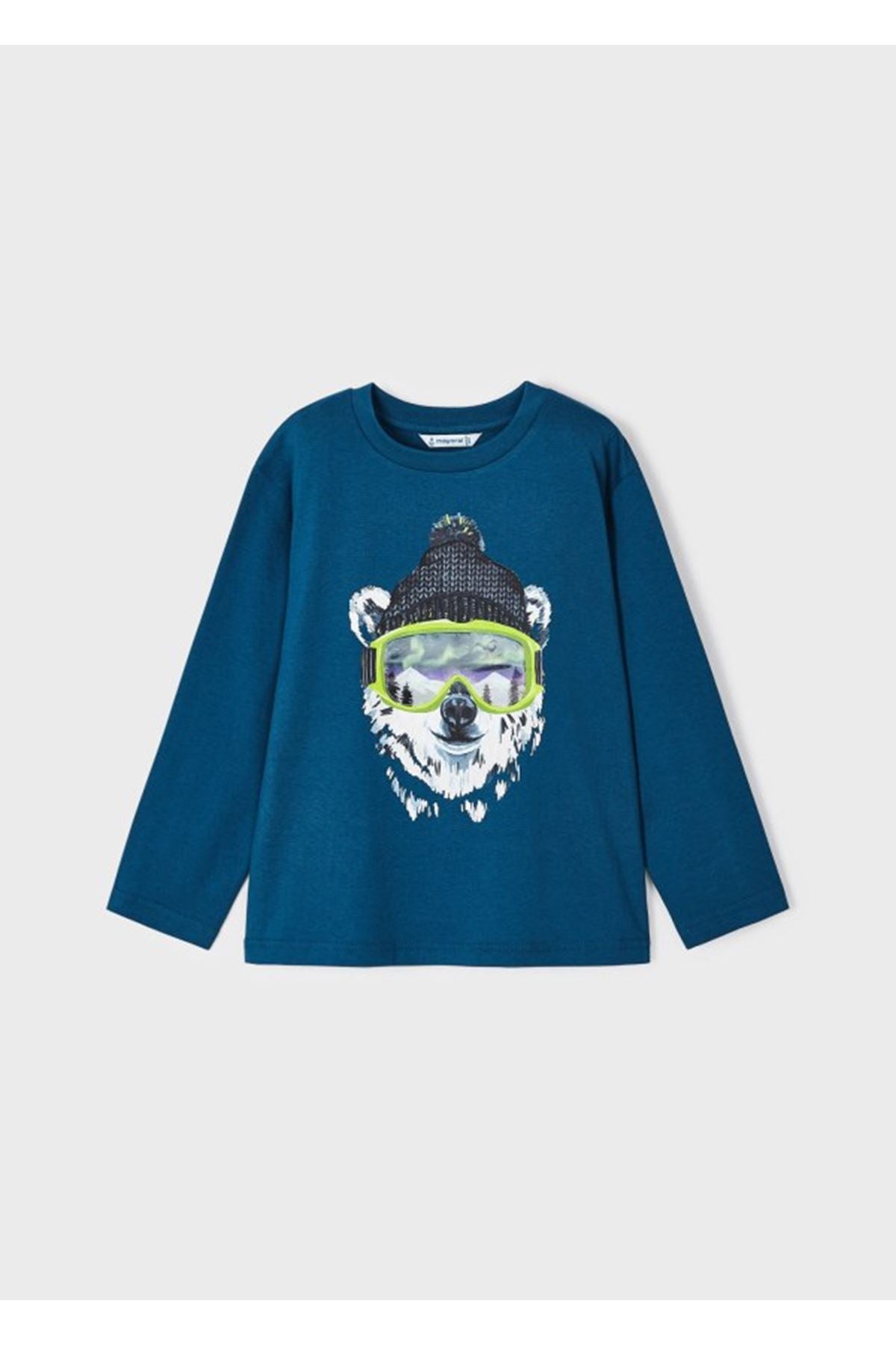 Mayoral Erkek Çocuk Üç Boyut Baskılı Sweatshirt 4036