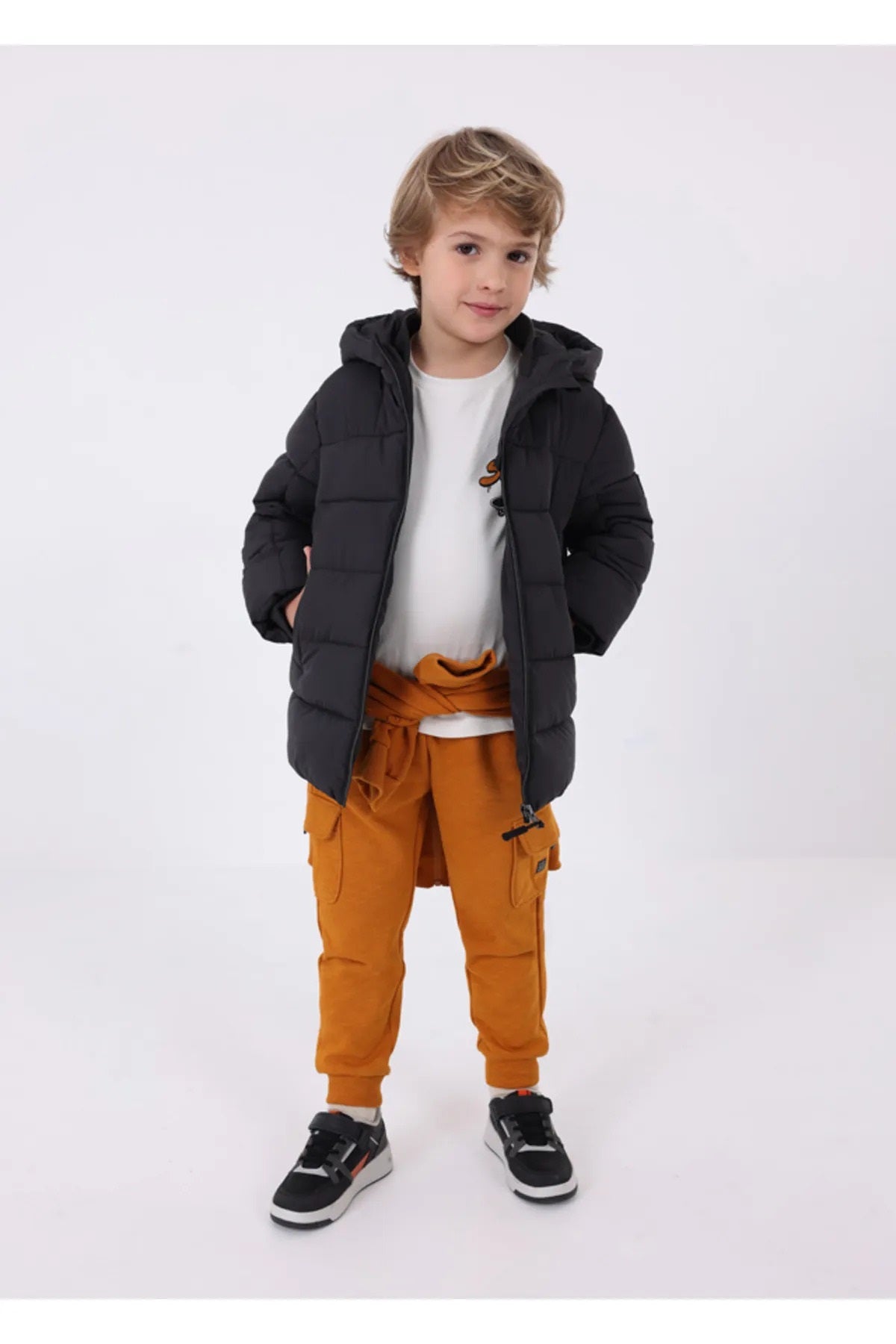 Mayoral erkek çocuk uzun boy şişme  mont 4440