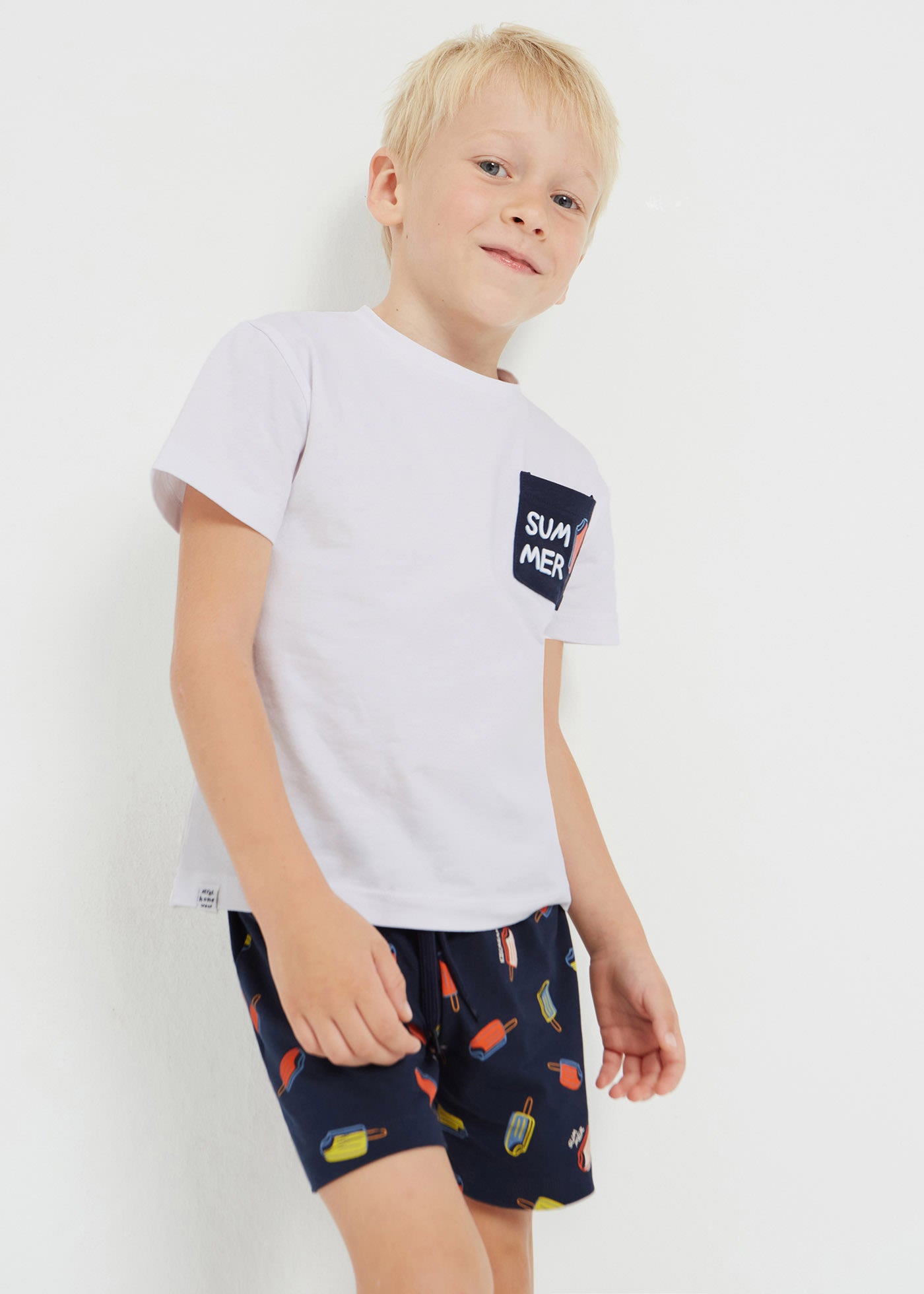 Mayoral erkek çocuk yazlık pijama takım  3795