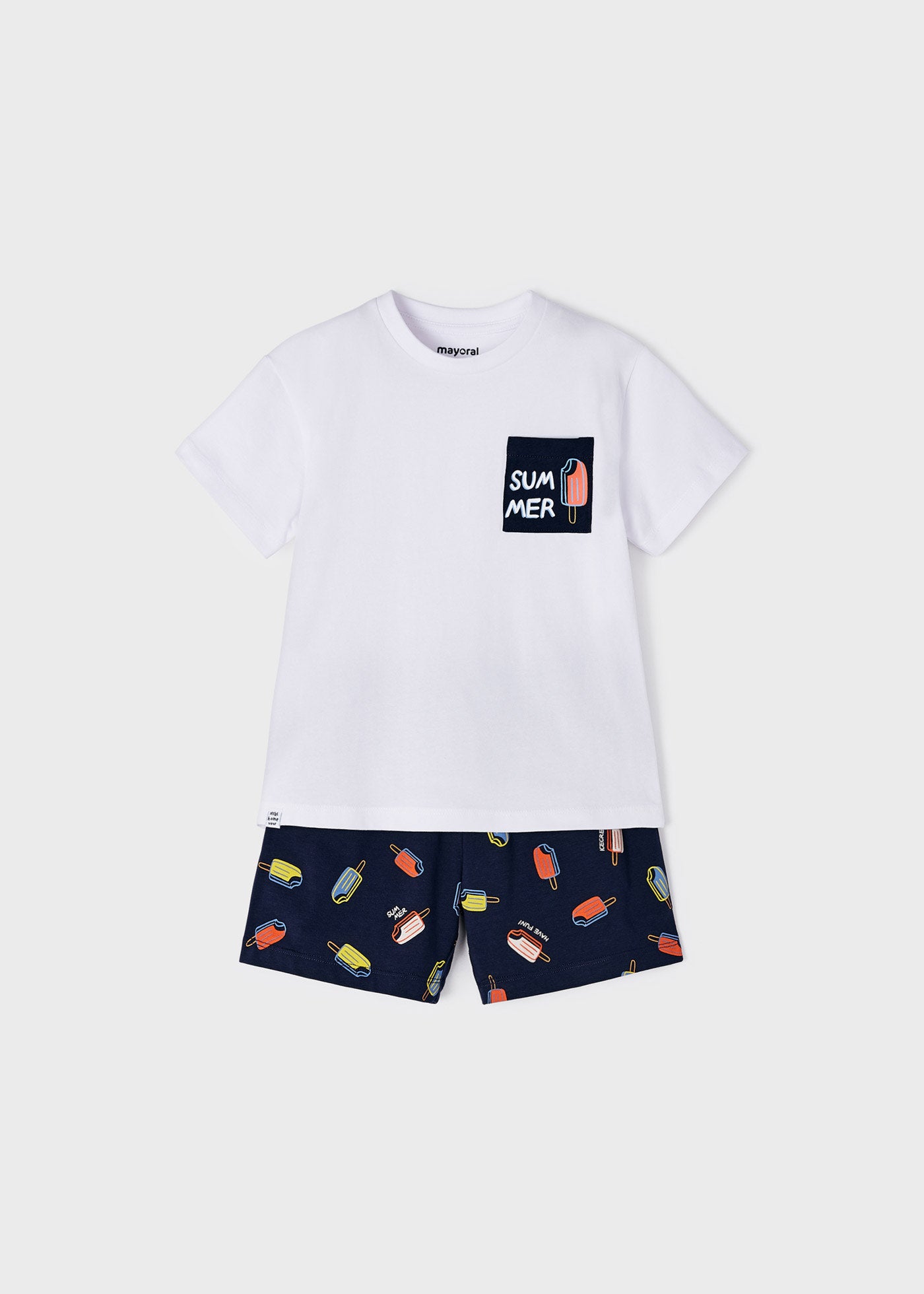 Mayoral erkek çocuk yazlık pijama takım  3795