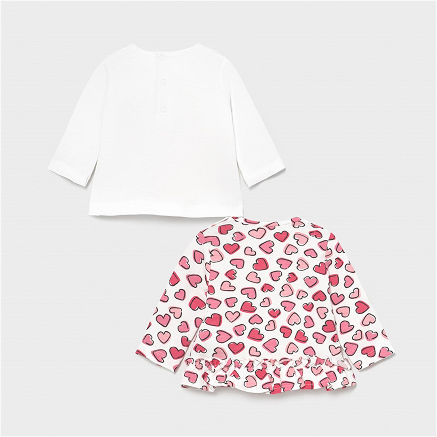 Mayoral kız bebek 2 li uzun kol tişört set 1073