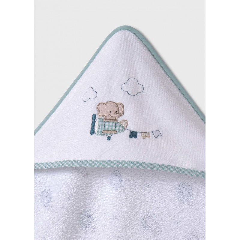 Mayoral kız bebek başlıklı havlu 9460