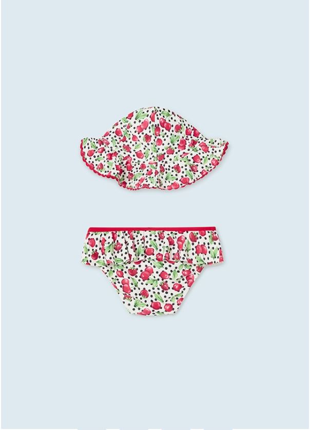 Mayoral kız bebek bikini altı şapka 2 li set 1632