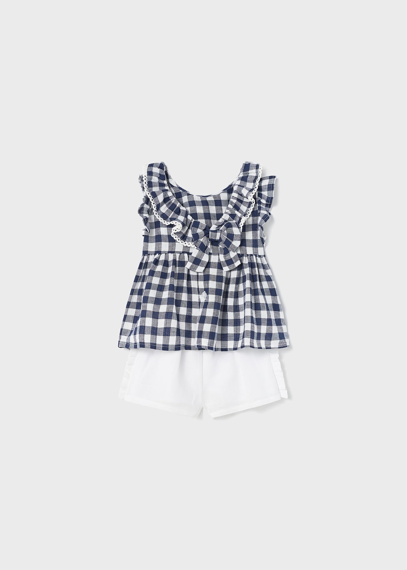 Mayoral kız bebek bluz şort 2 li set  1283
