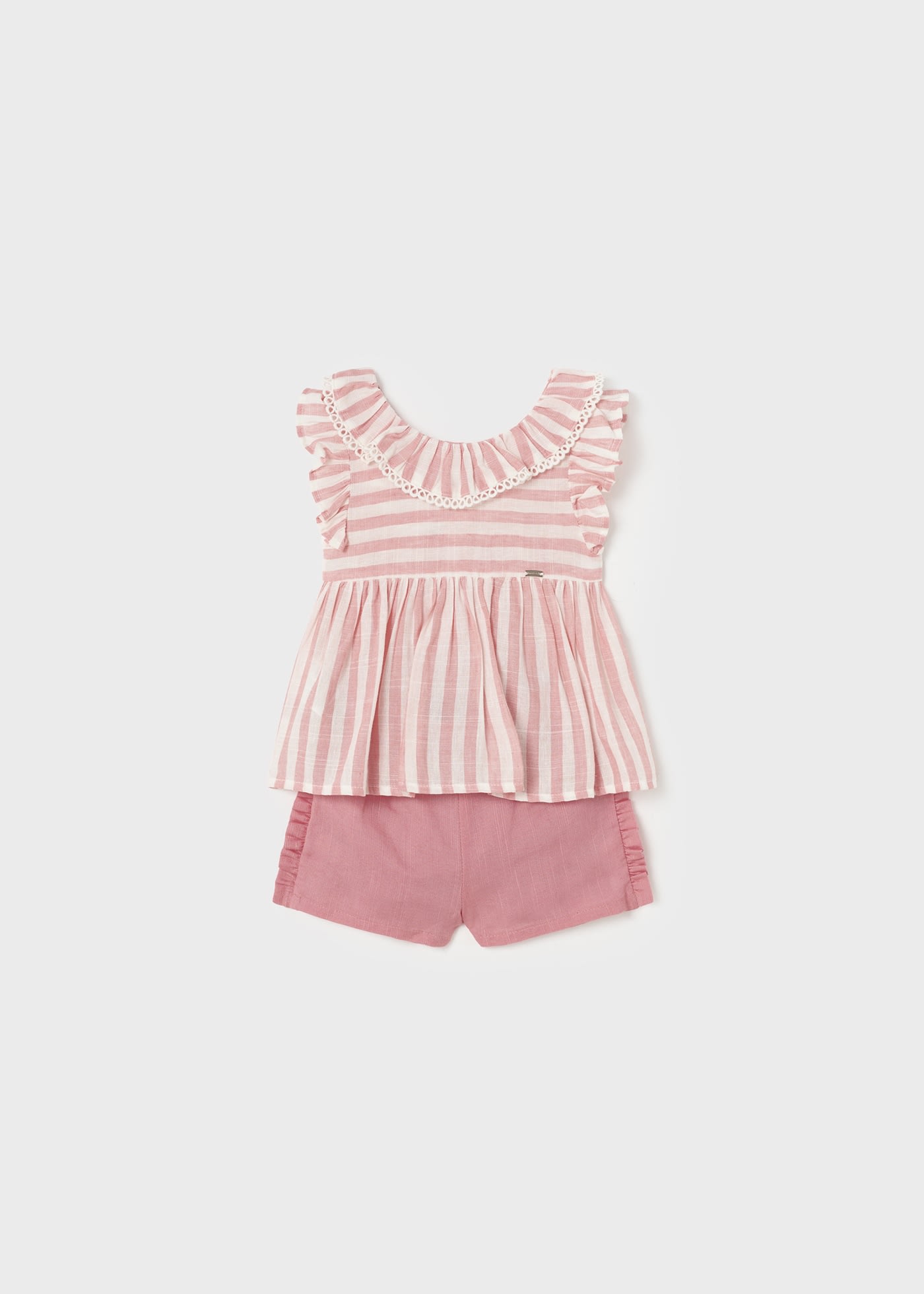 Mayoral kız bebek bluz şort 2 li set  1283