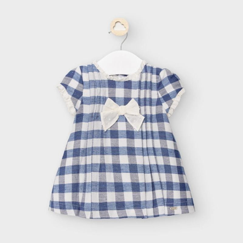 MAYORAL KIZ BEBEK  KARELİ ELBİSE 2867