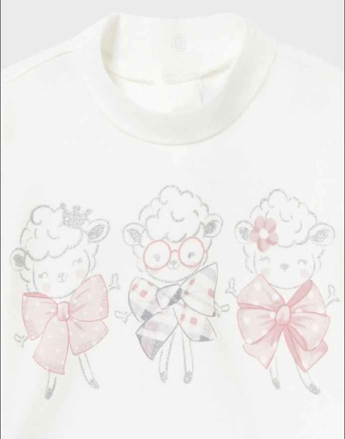 Mayoral Kız Bebek Kolları Lastikli Uzun Kollu tişört 2080