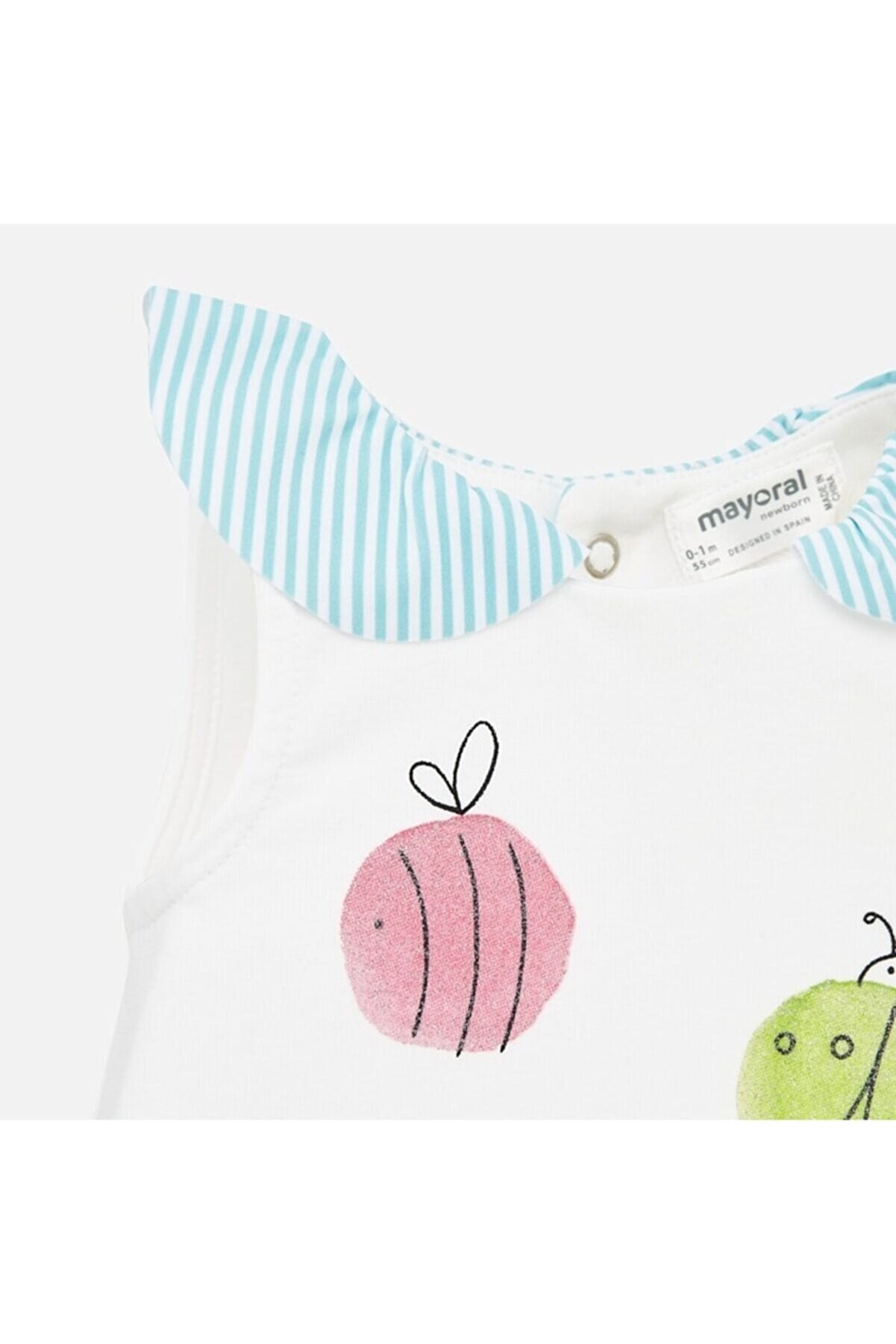 Mayoral kız bebek şapka tişört bikini altı 3 lü set 1650