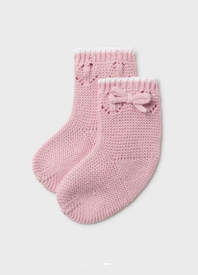 Mayoral kız bebek şort şapka çorap 3 lü set  9617