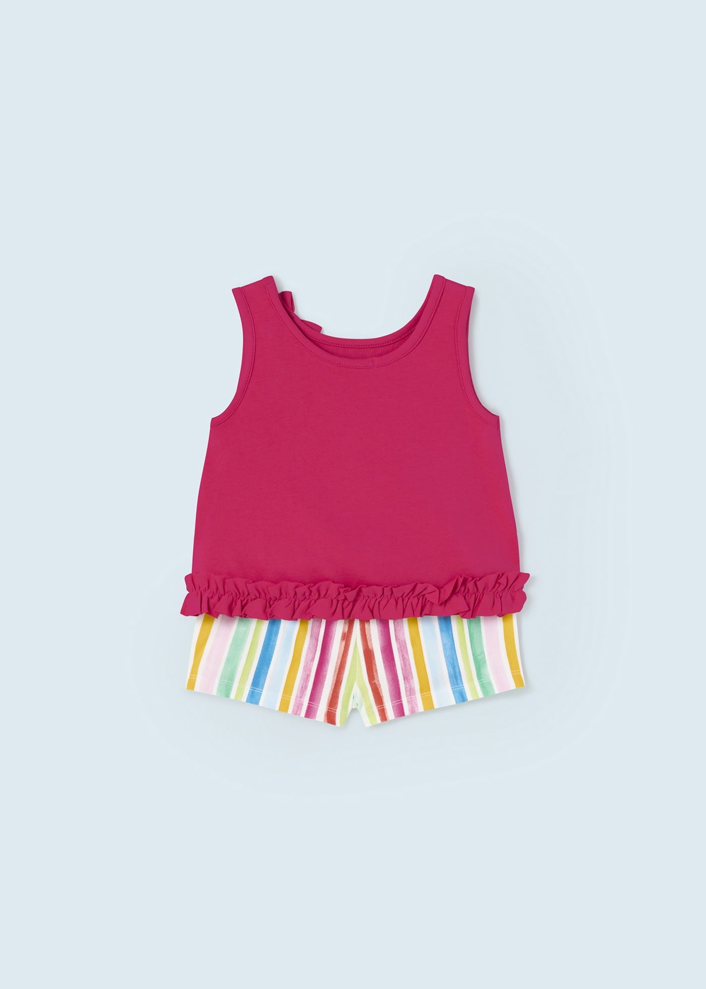 Mayoral kız bebek tişört şort 2 li set 1277