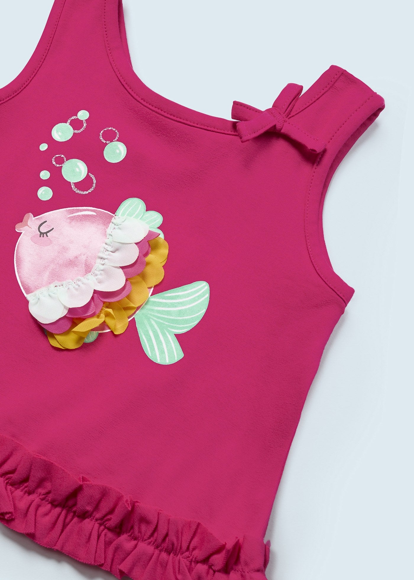 Mayoral kız bebek tişört şort 2 li set 1277