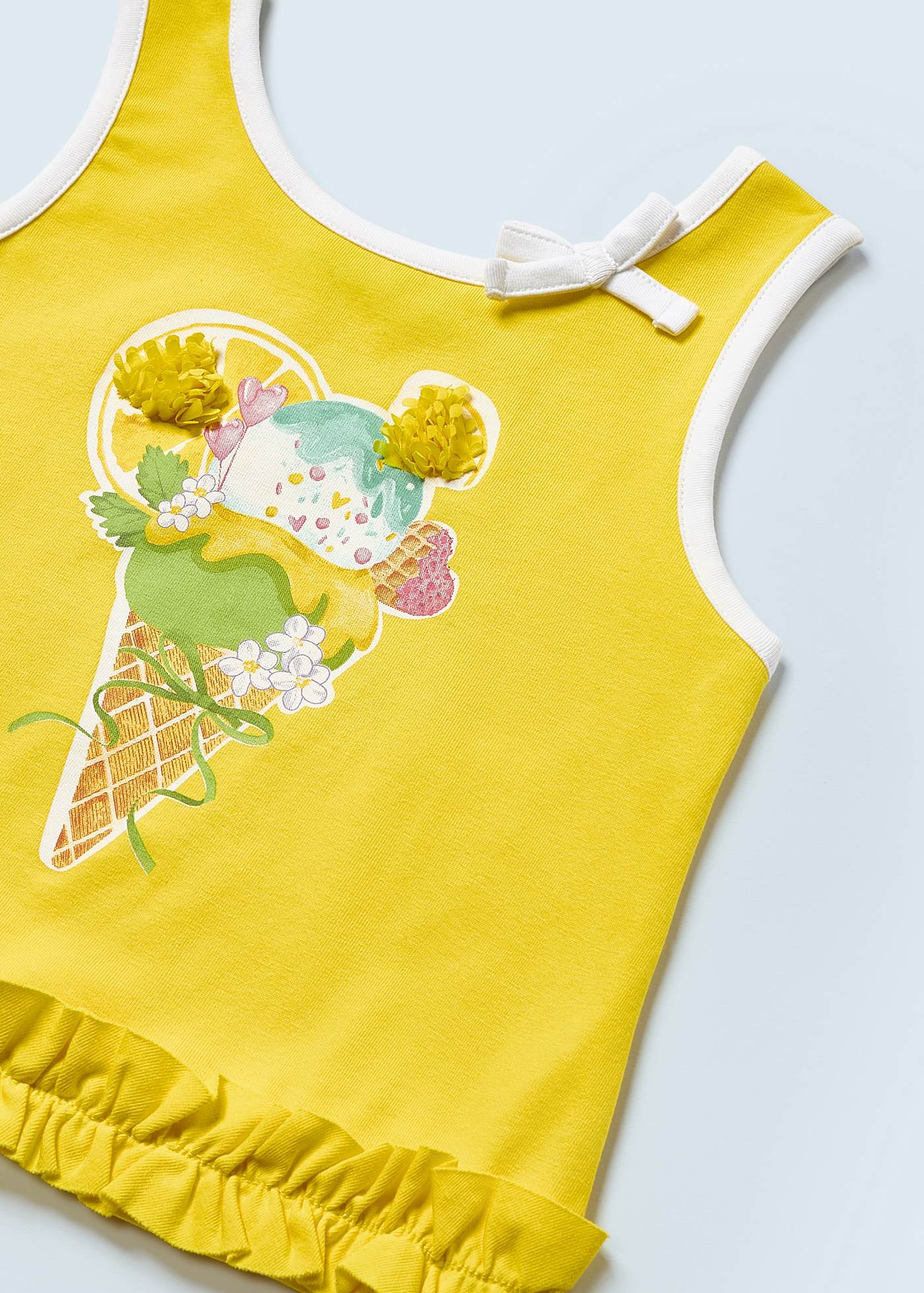 Mayoral kız bebek tişört şort 2 li set 1277