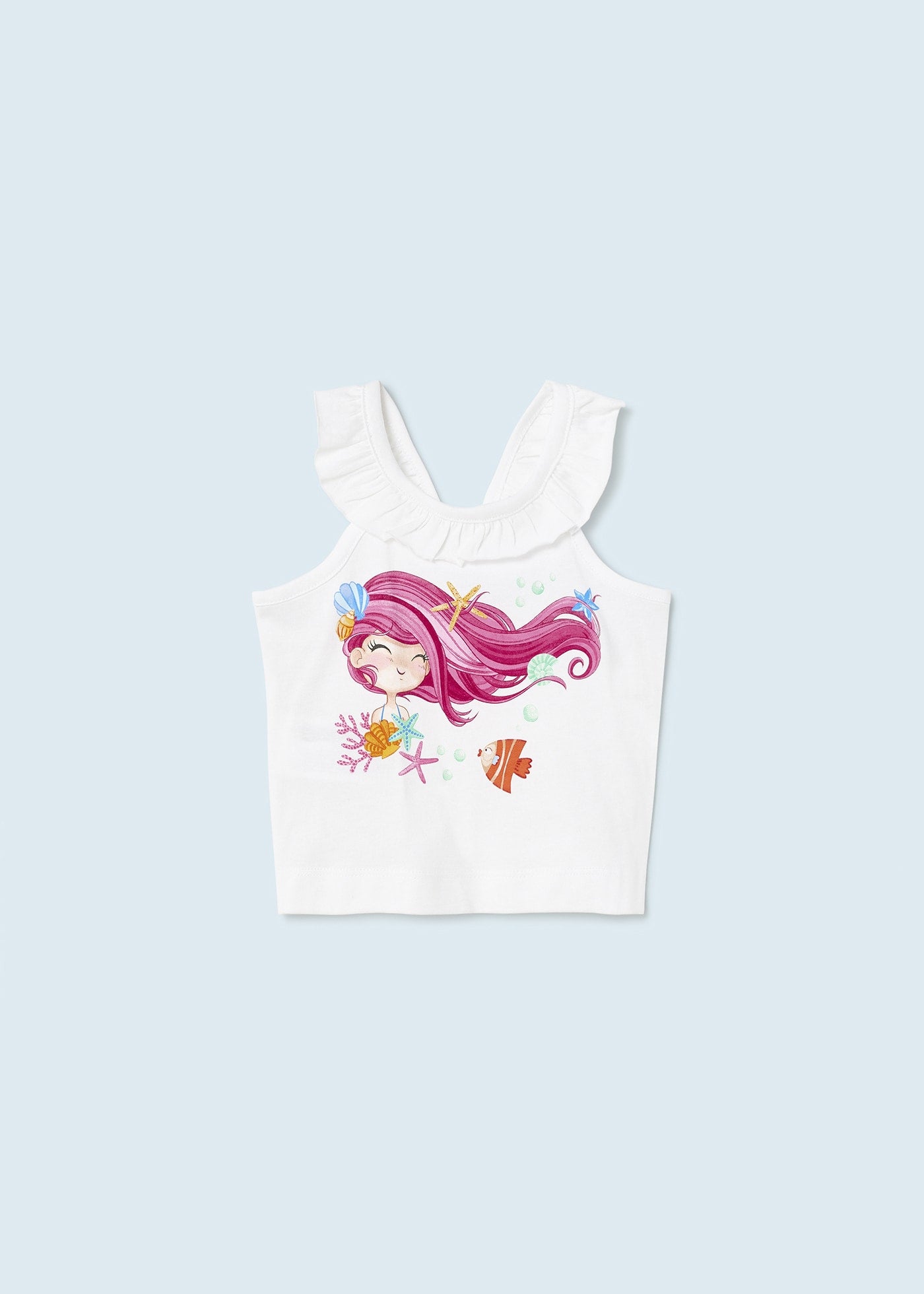 Mayoral kız bebek tişört şort 3 lü set 1278