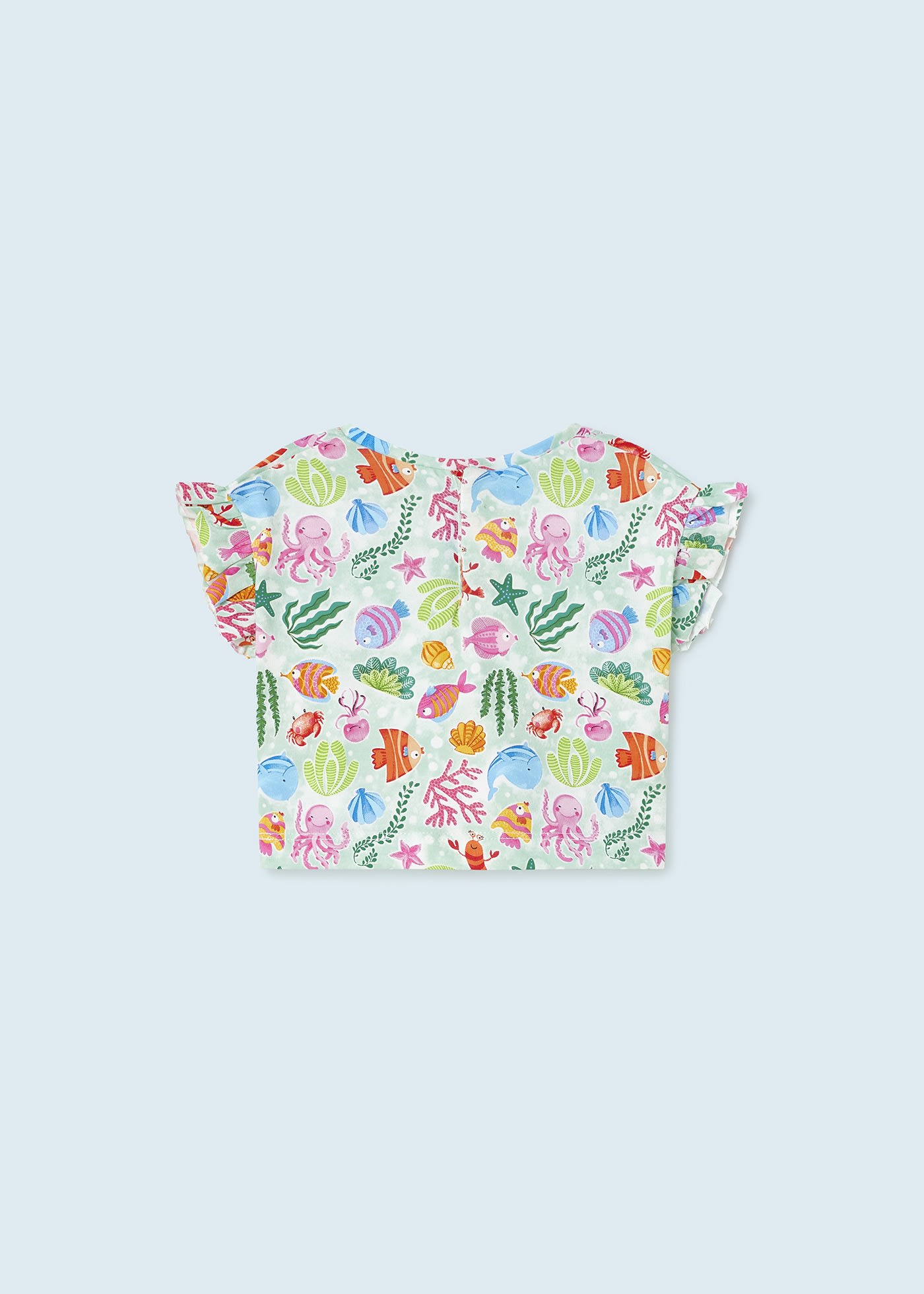 Mayoral kız bebek tişört şort 3 lü set 1278