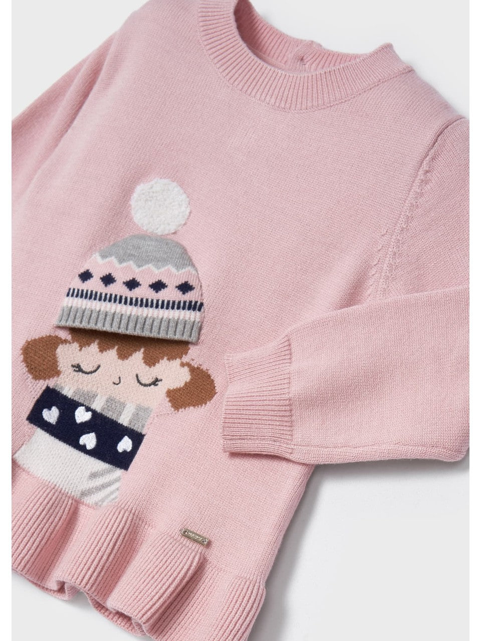Mayoral kız bebek triko kazak pantolon 2 li set 2543