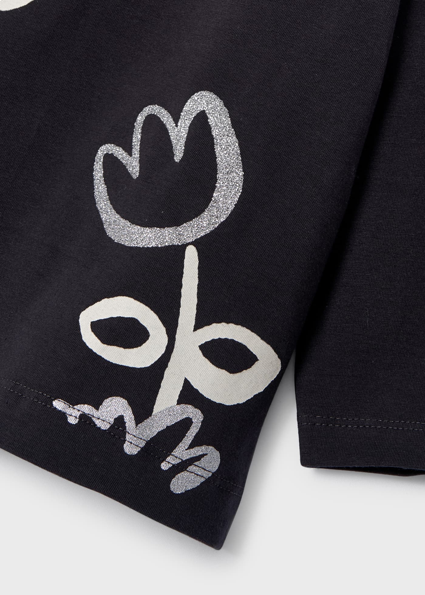 Mayoral  kız bebek uzun kol baskılı tişört 2098