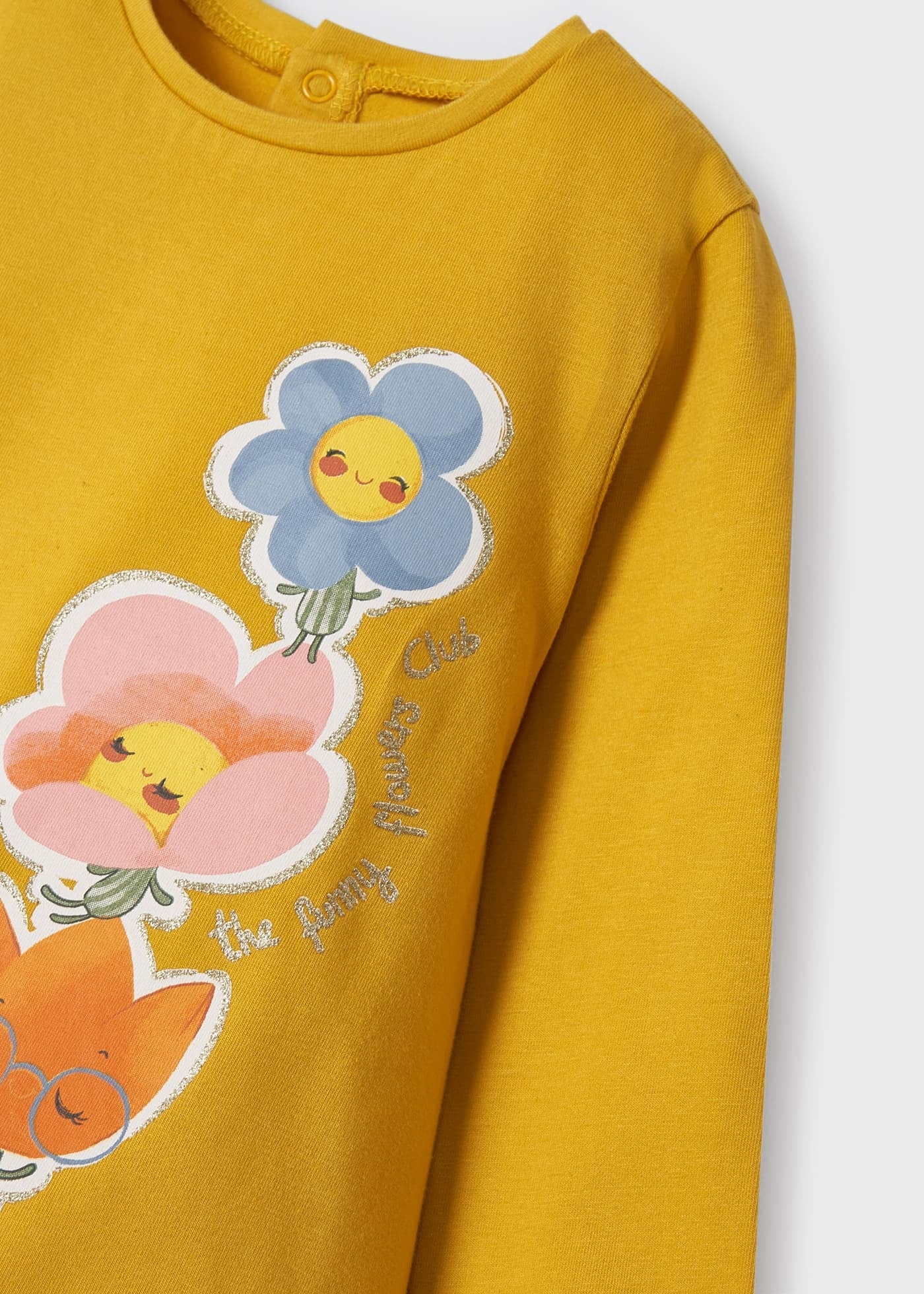 Mayoral  kız bebek uzun kol baskılı tişört 2098