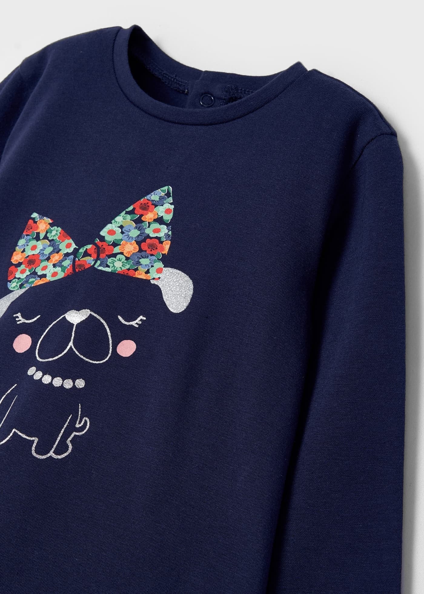 Mayoral  kız bebek uzun kol baskılı tişört 2098