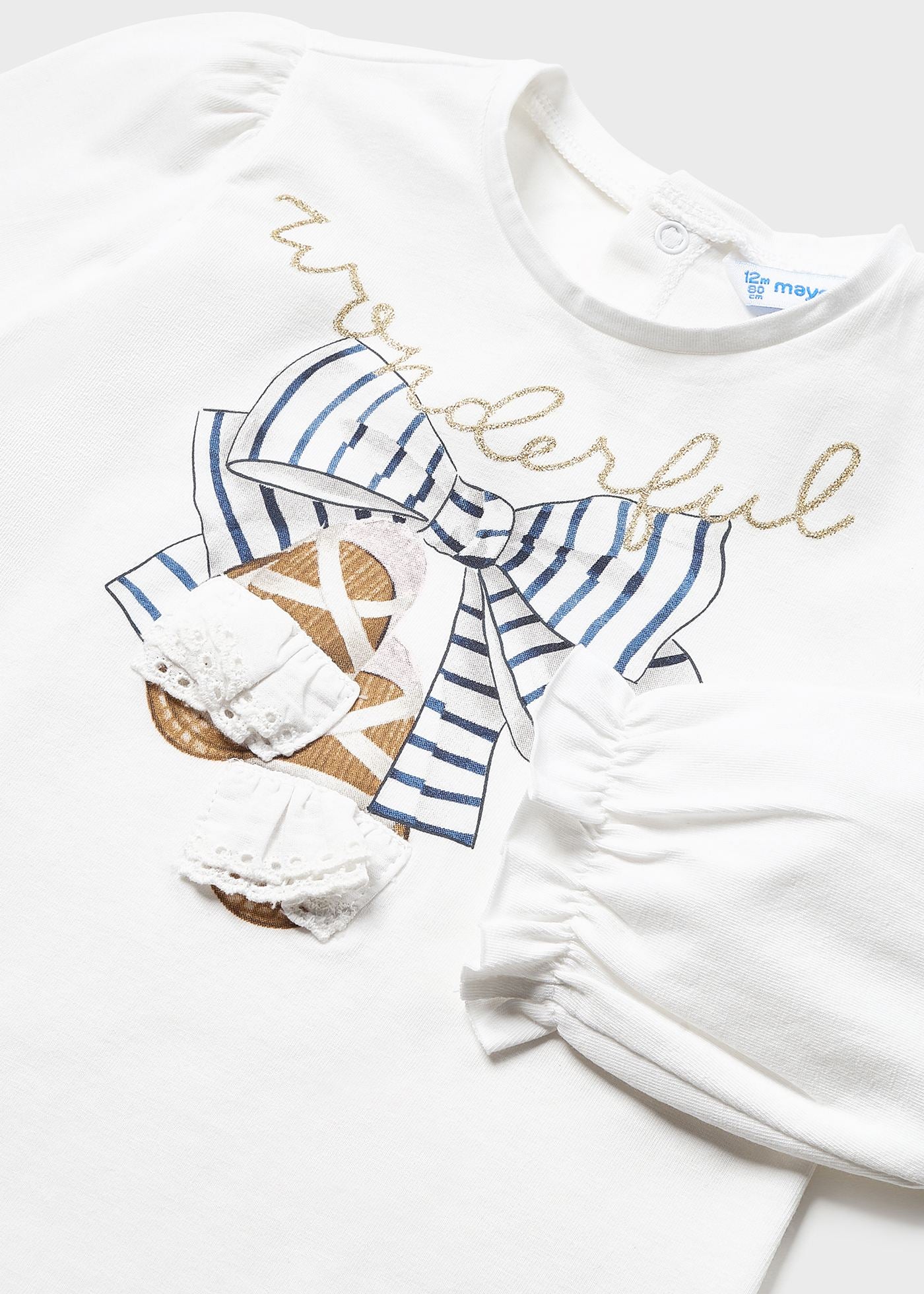 Mayoral kız bebek Uzun kol tişört 1015