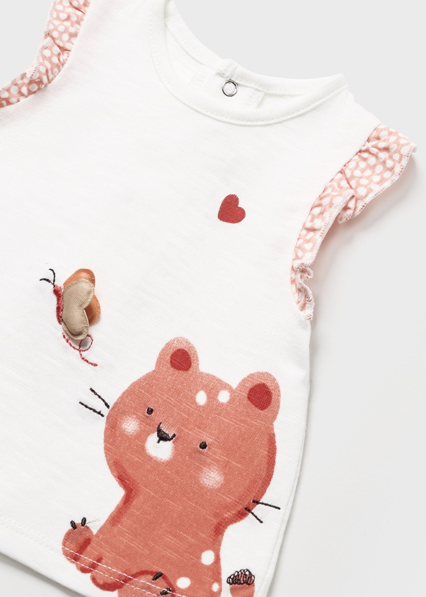 Mayoral kız bebek yazlık pamuklu 4 lü set 1610