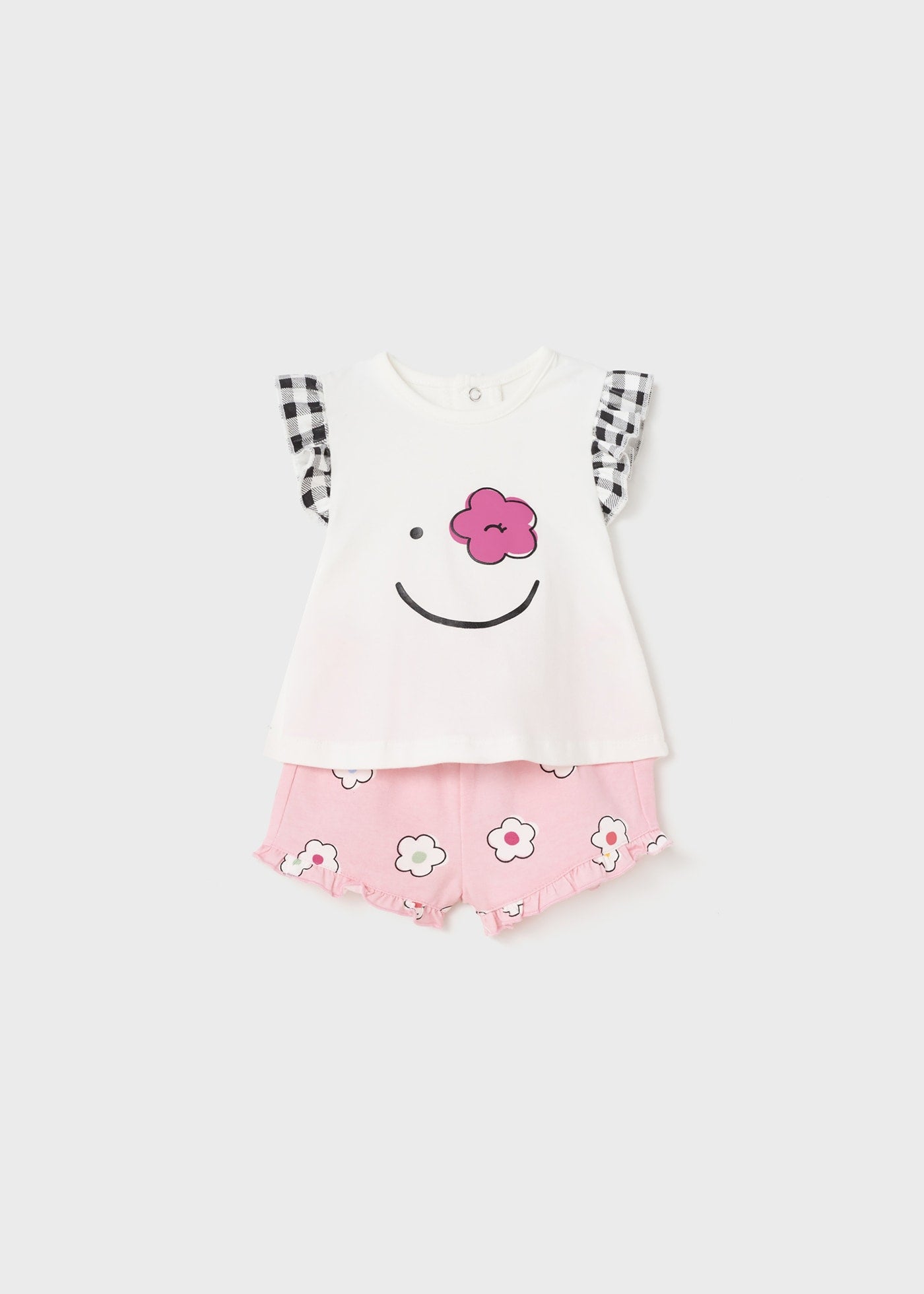 Mayoral kız bebek yazlık pamuklu 4 lü set 1610