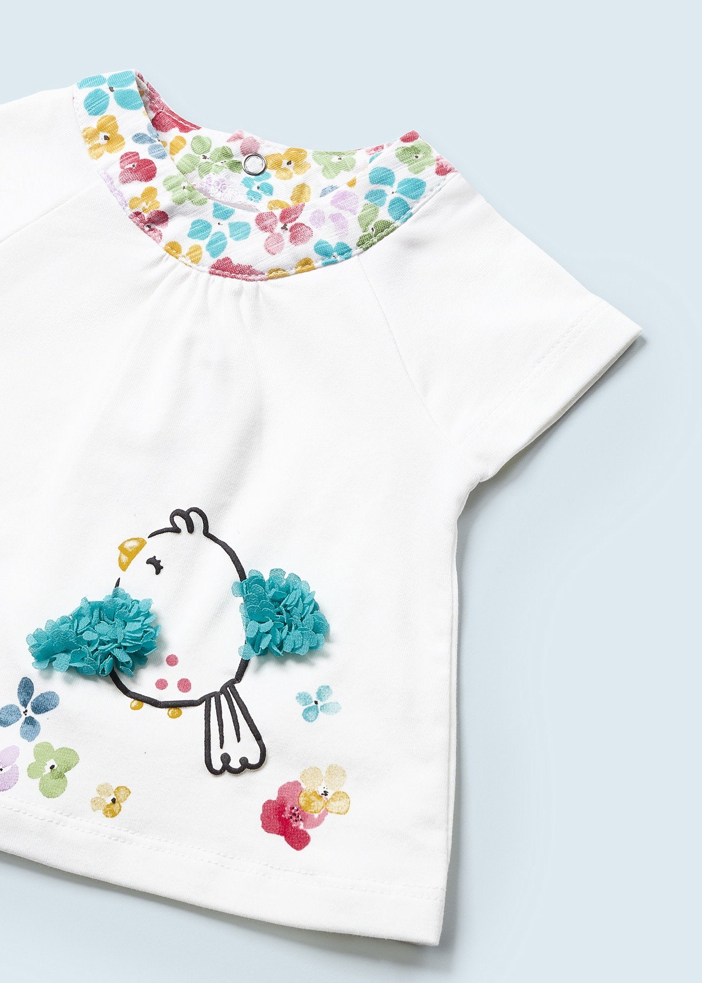 Mayoral  kız bebek yazlık şort tişört 4 lü set 1695
