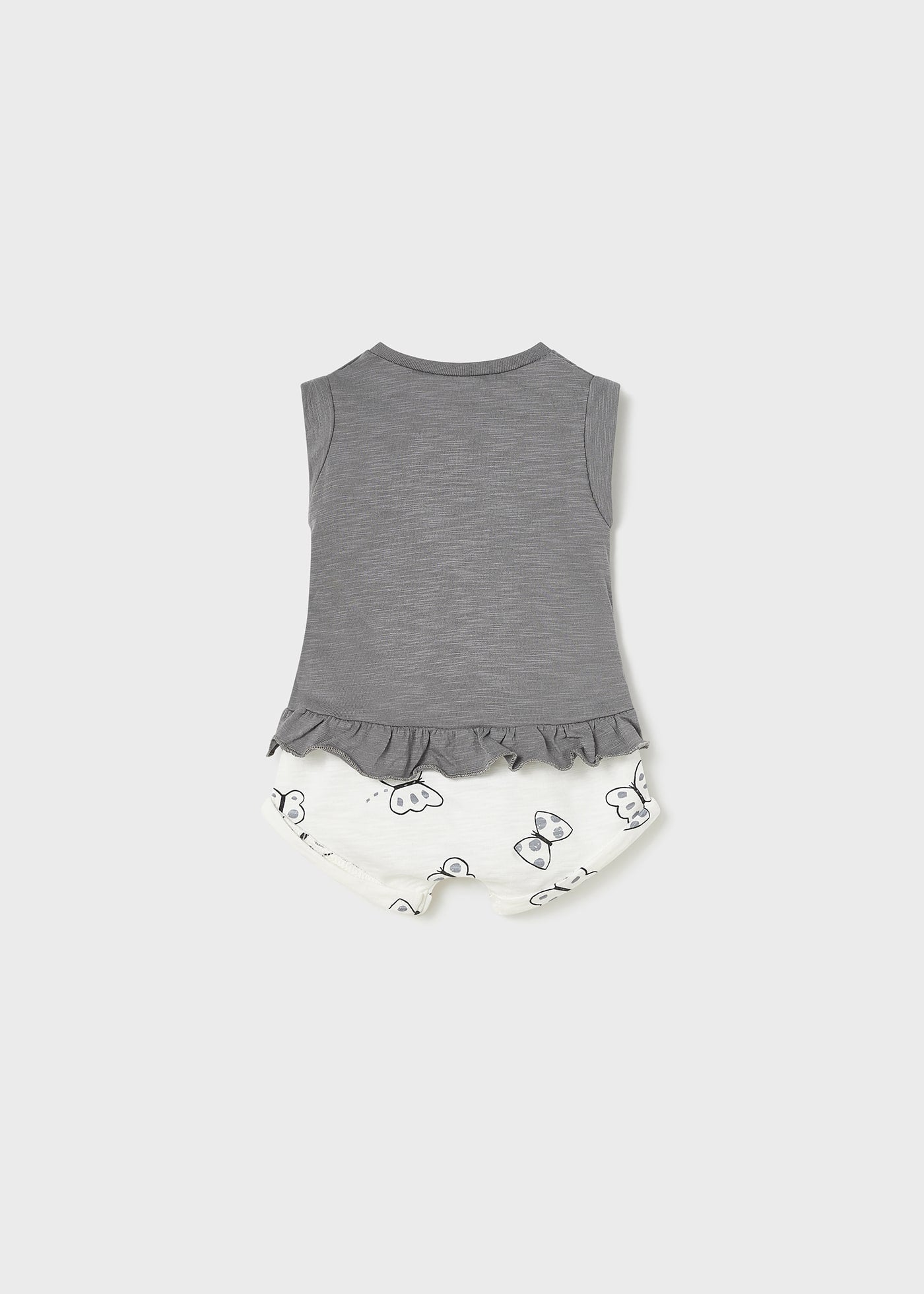 Mayoral kız bebek yazlık şort tişört 4 lü set 1696