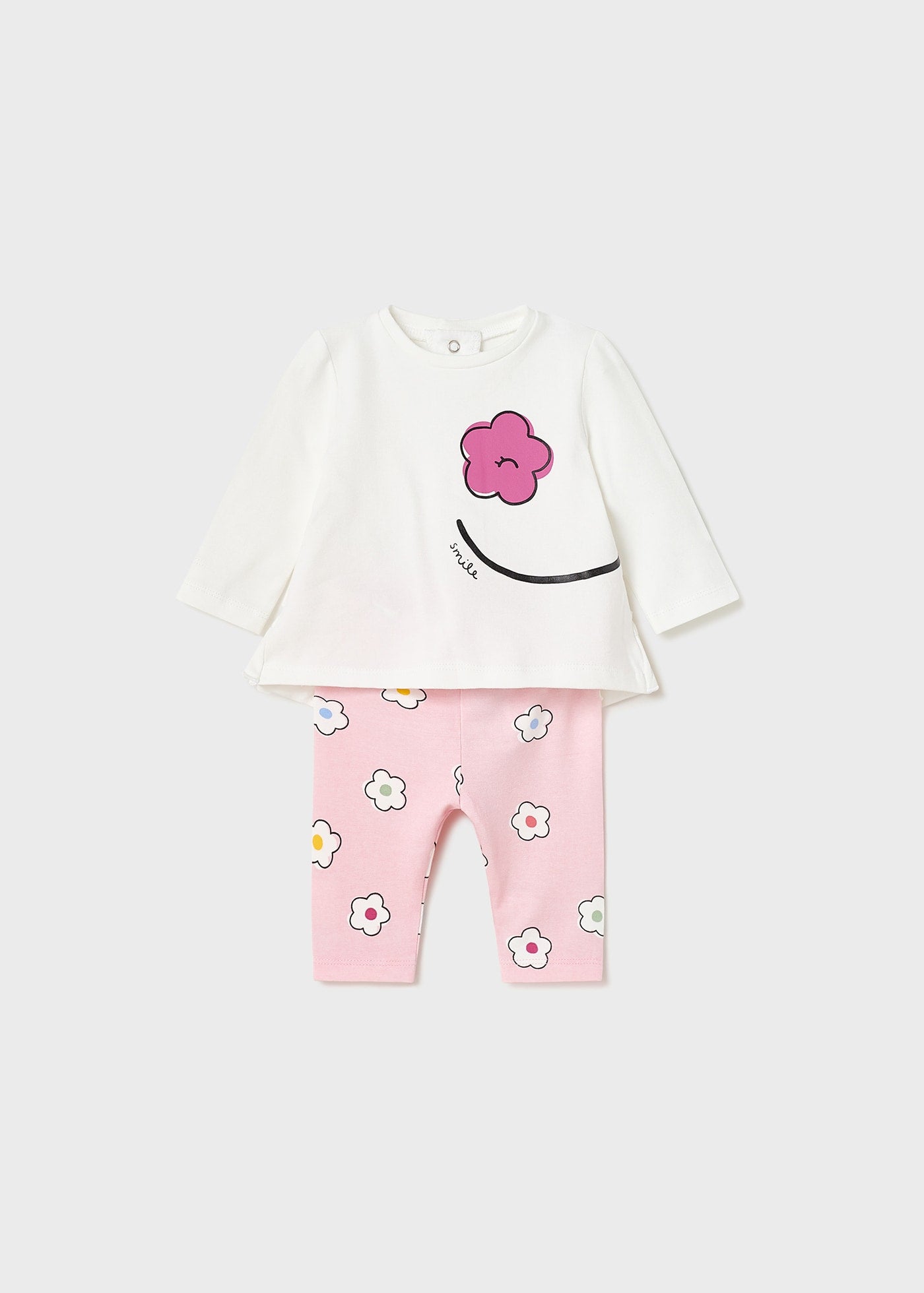 Mayoral kız bebek yazlık tayt tişört 4  lü set 1744