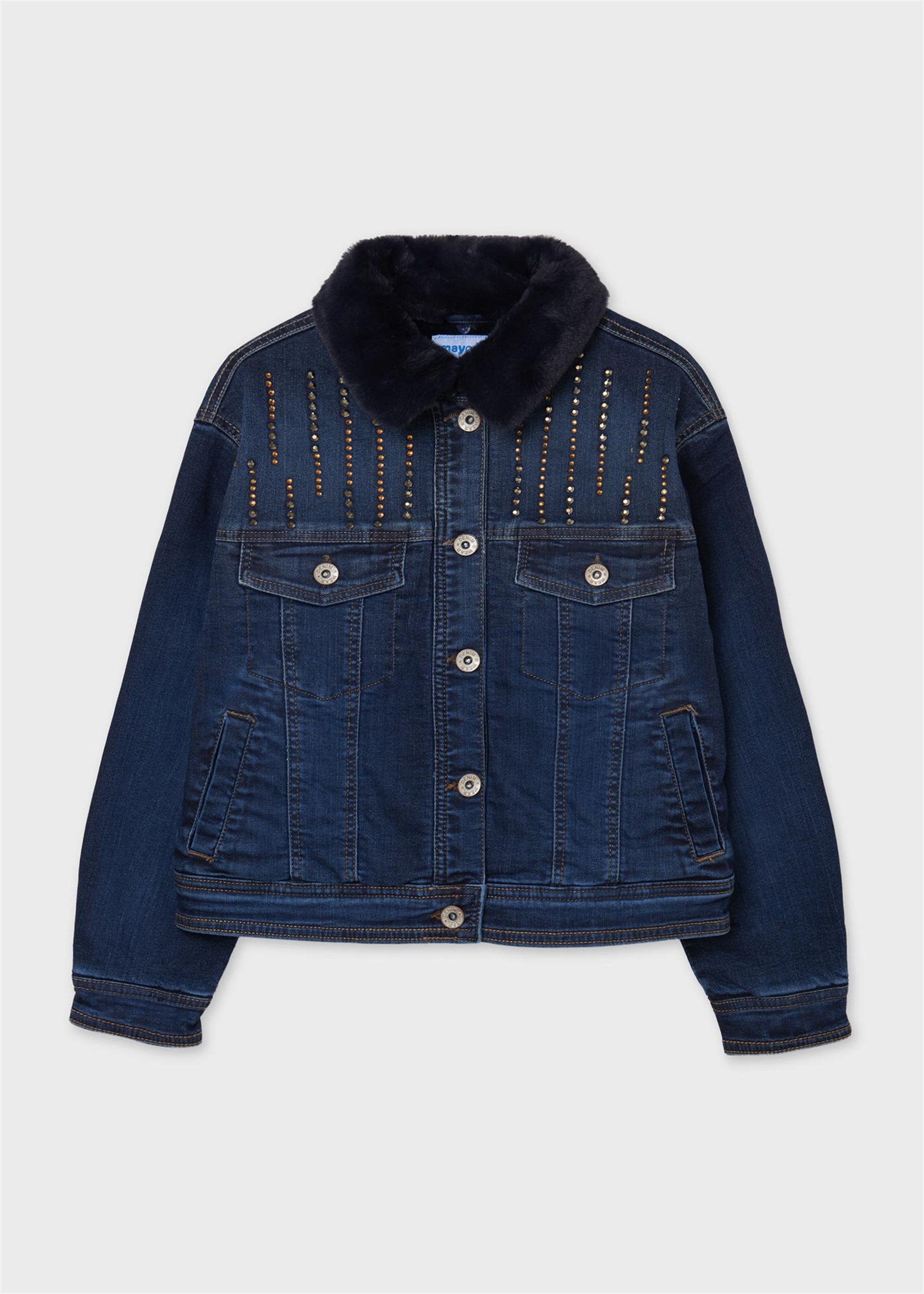 Mayoral  kız çocuk denim çeket 7430