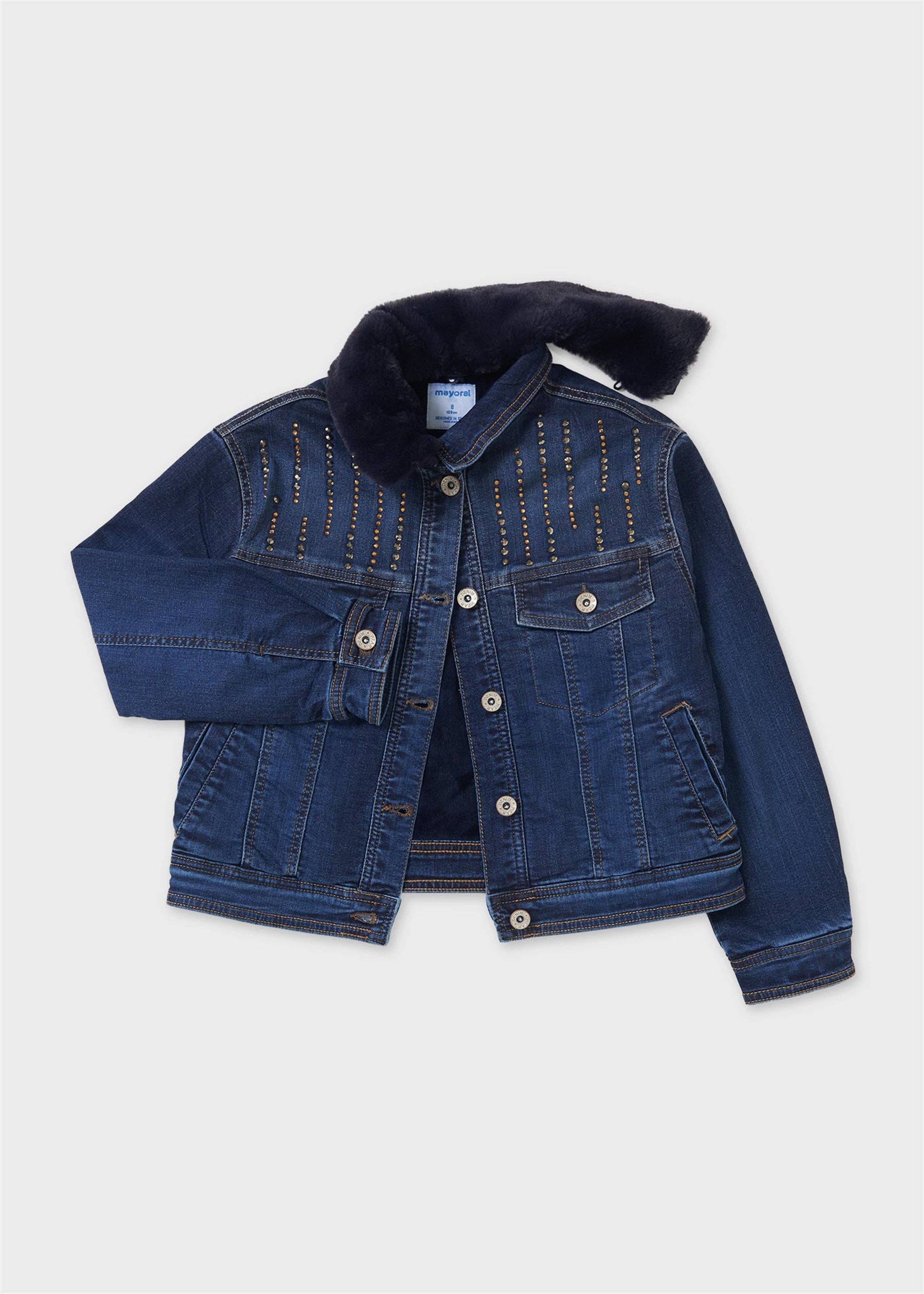 Mayoral  kız çocuk denim çeket 7430