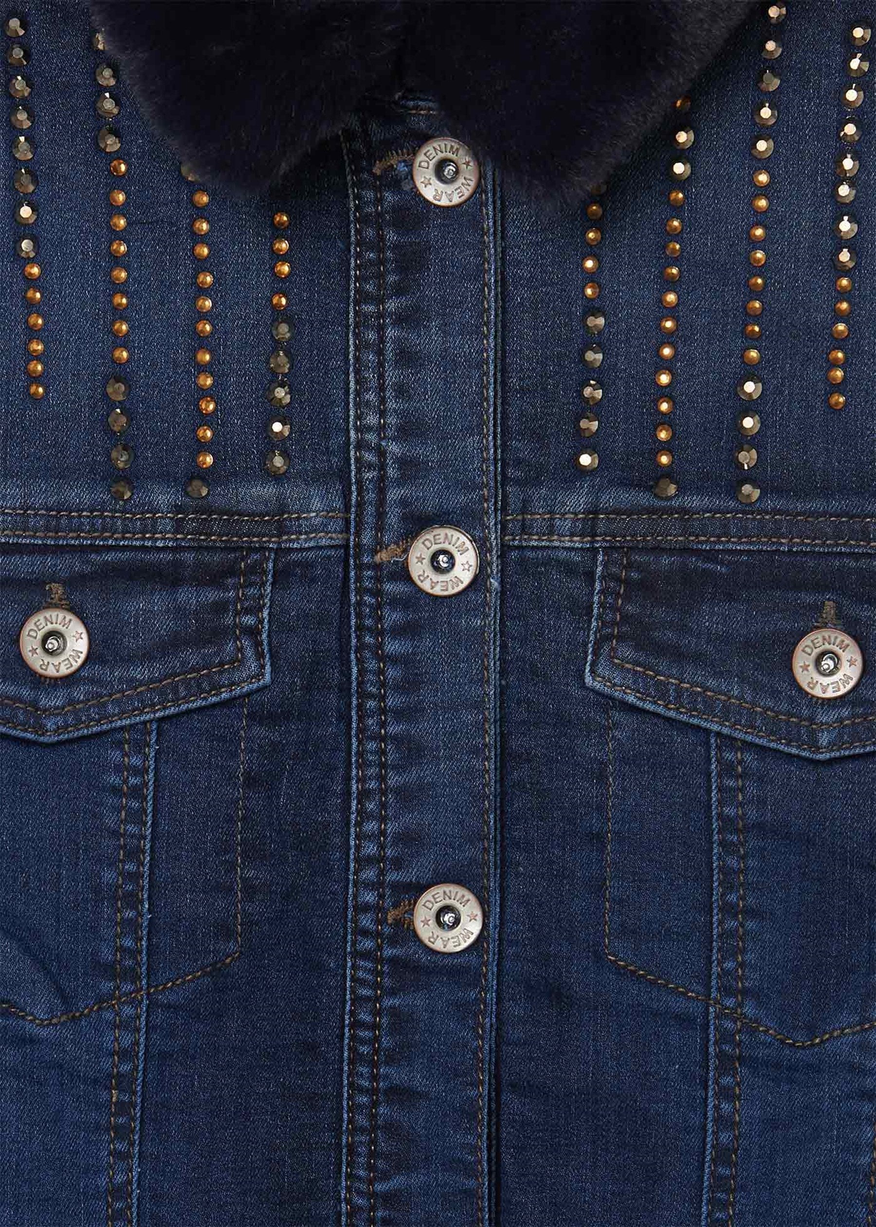 Mayoral  kız çocuk denim çeket 7430