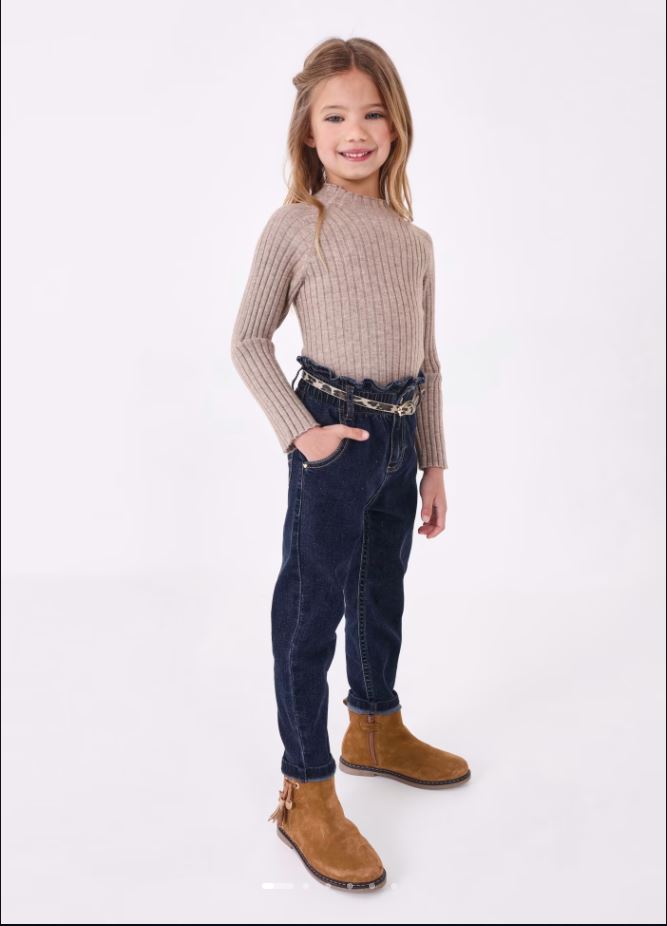 Mayoral  kız çocuk denim pantolon 4501