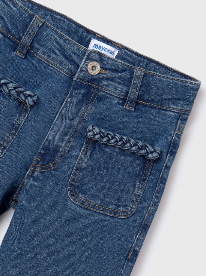 Mayoral kız çocuk denim  pantolon  6510