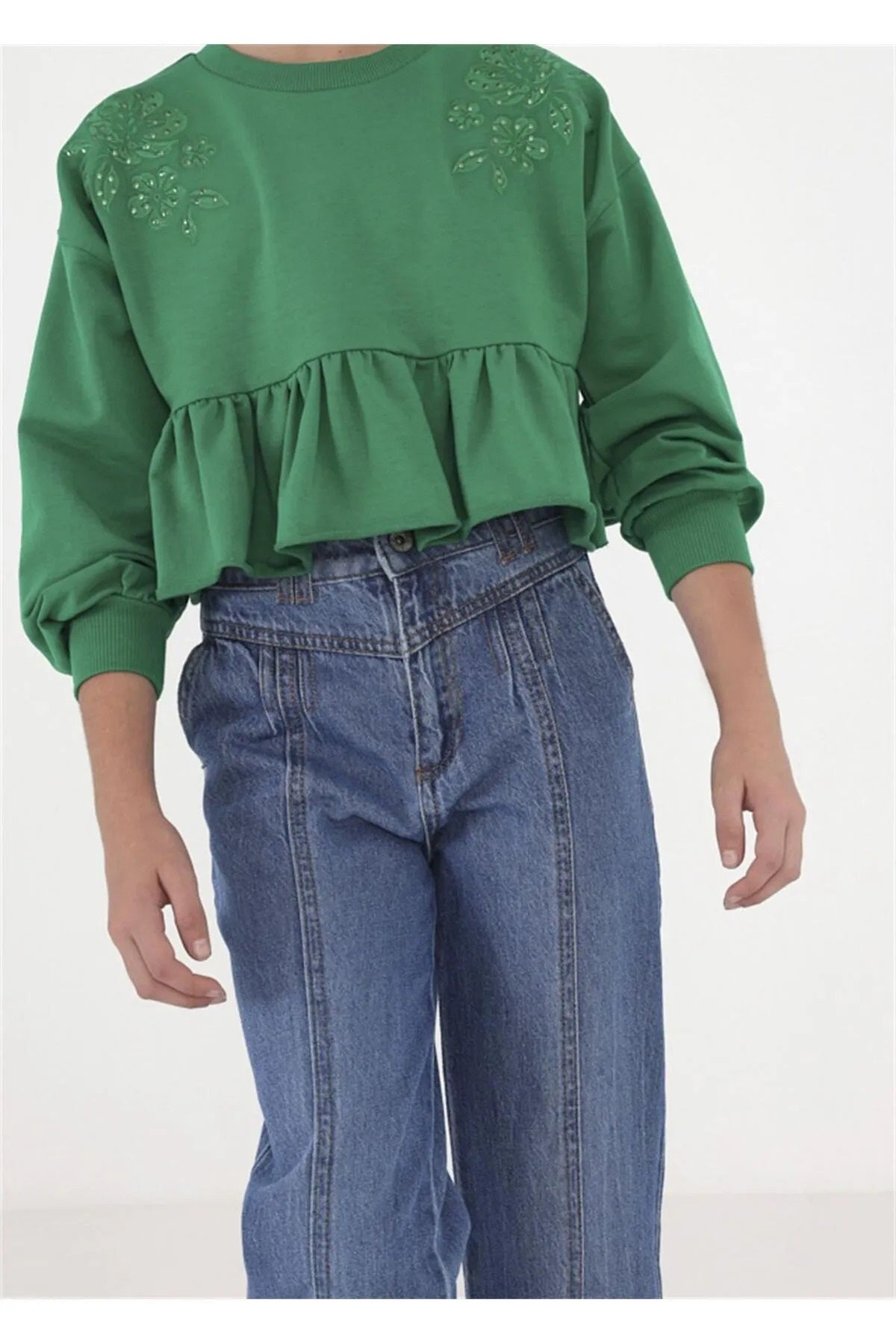 Mayoral kız çocuk denim pantolon 6584