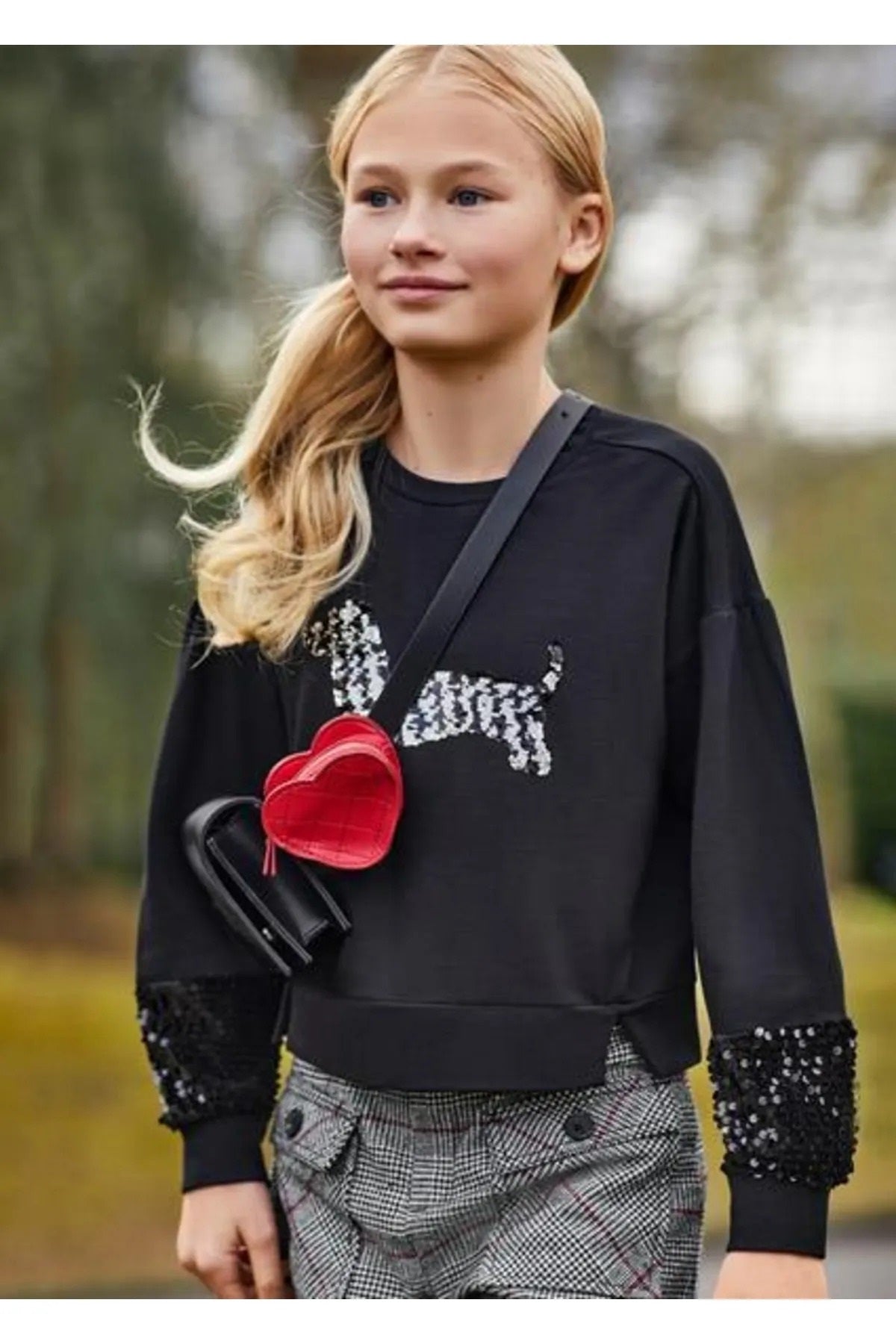 Mayoral kız çocuk kalp çüzdanlı deri bel çantası  10383