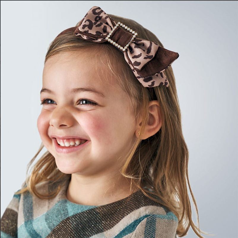 MAYORAL KIZ ÇOCUK  KIRMIZI FİYONKLU TAÇ 10913