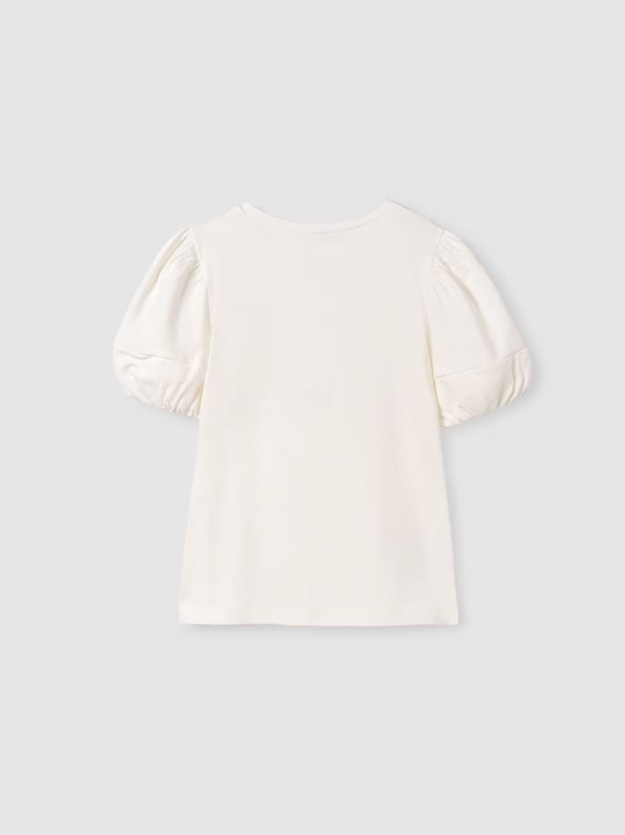 Mayoral Kız Çocuk Krem T-shirt  6002