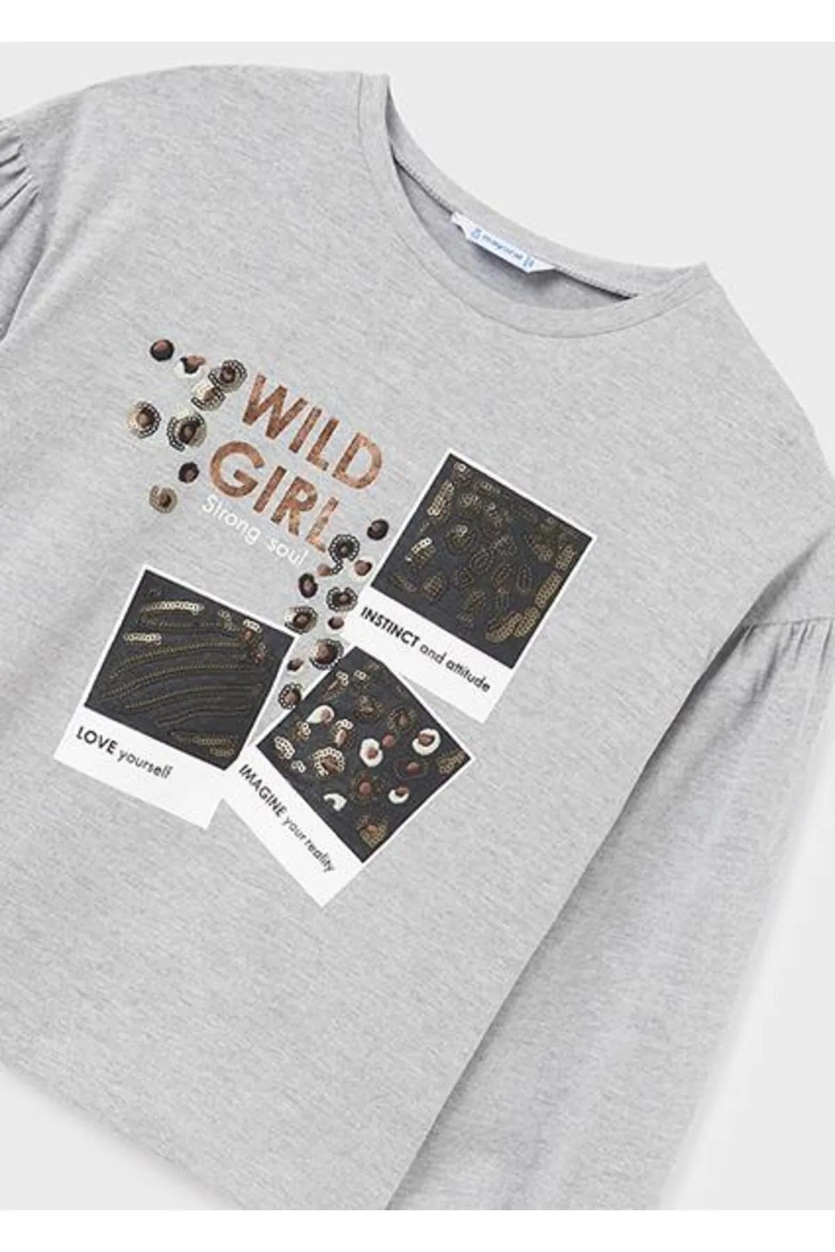 Mayoral kız çocuk uzun kol tişört 7044