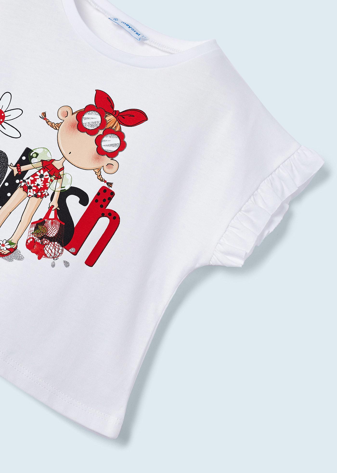 Mayoral kız çocuk yazlık 2 tişört şort 3 lü set 3951