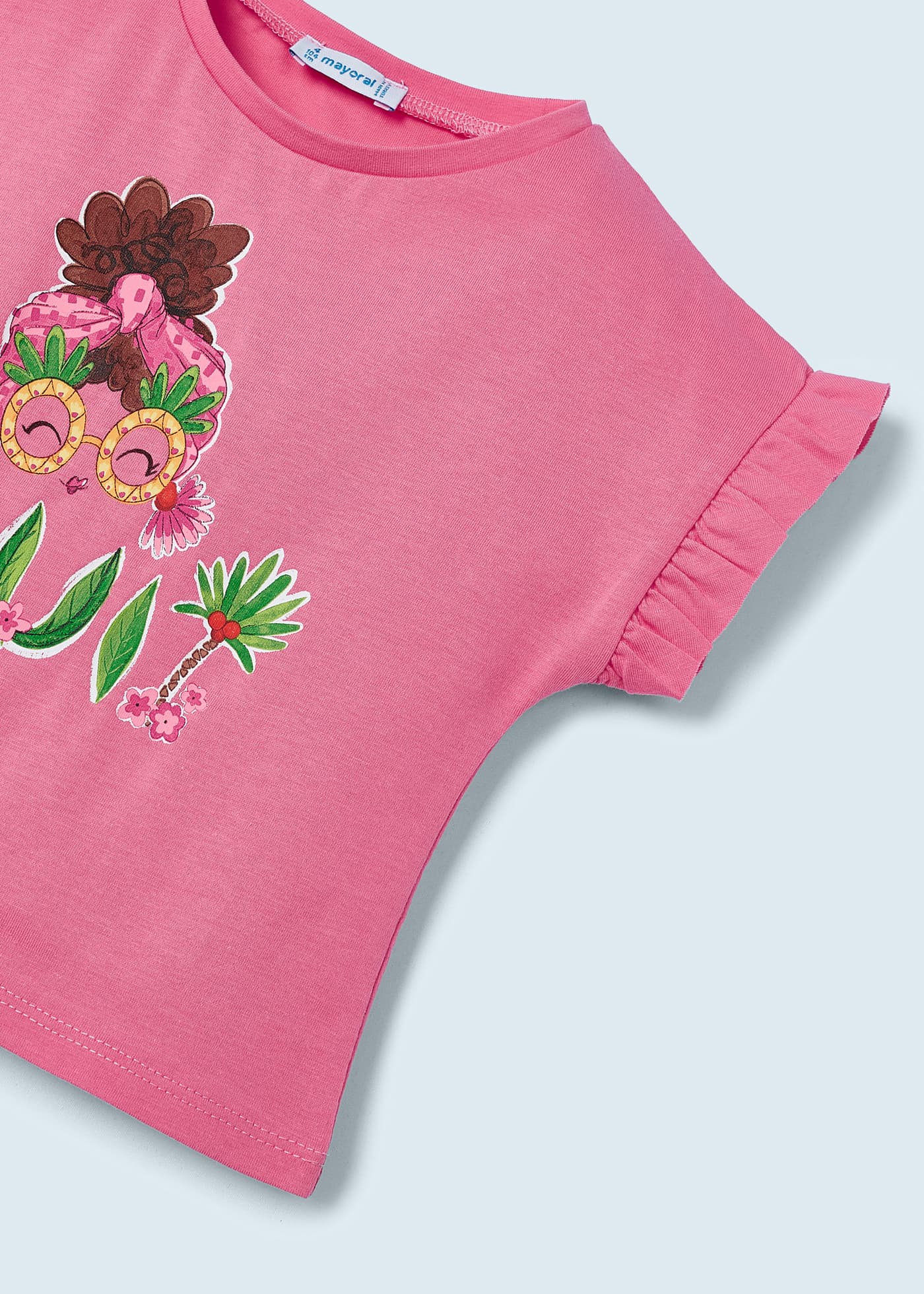 Mayoral kız çocuk yazlık 2 tişört şort 3 lü set 3951