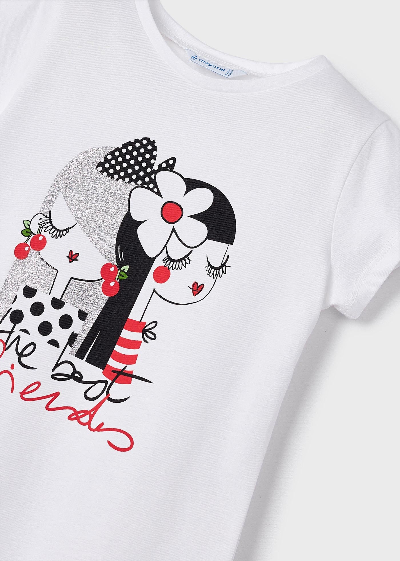 Mayoral kız çocuk yazlık baskılı tişört 3070