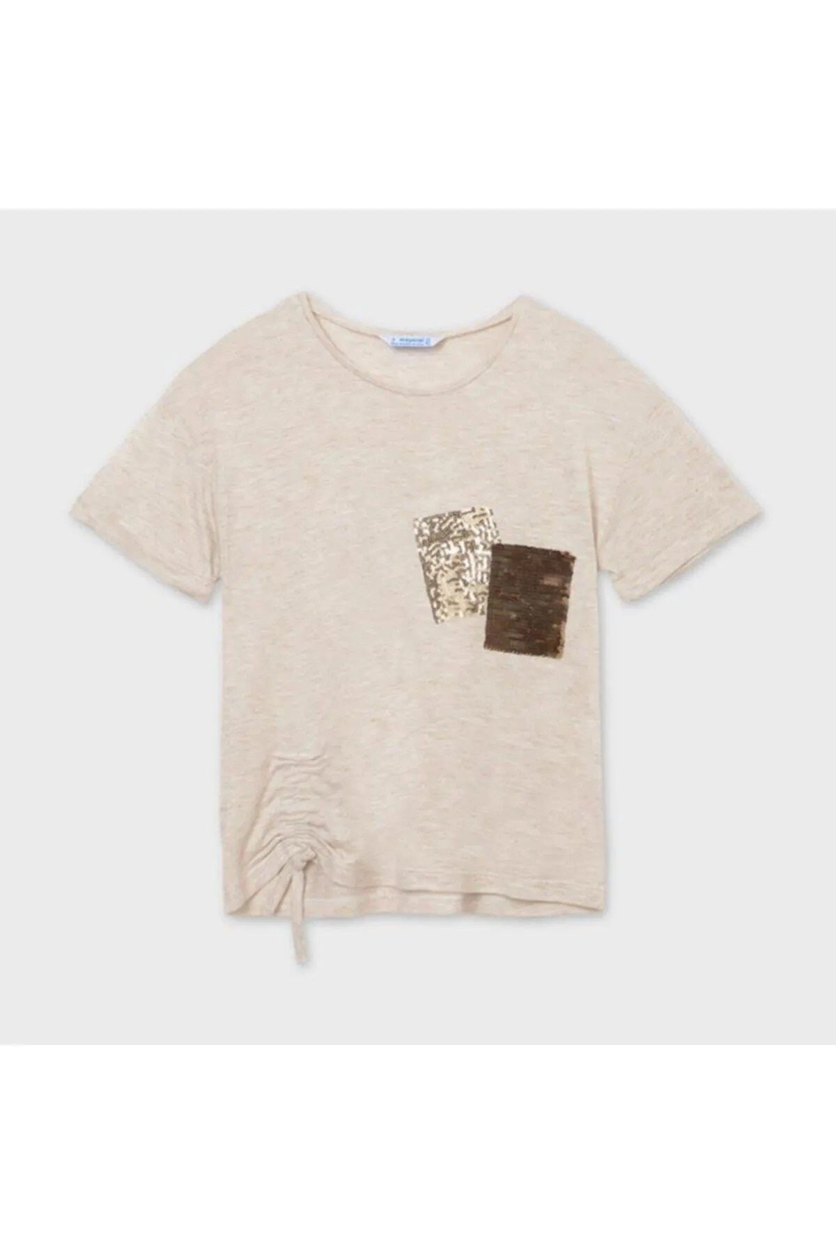 Mayoral Kız Çocuk Yazlık Payetli Tişört 6011