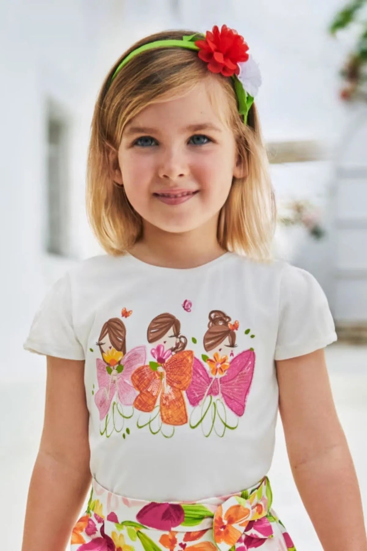 Mayoral kız çocuk yazlık tişört 3080