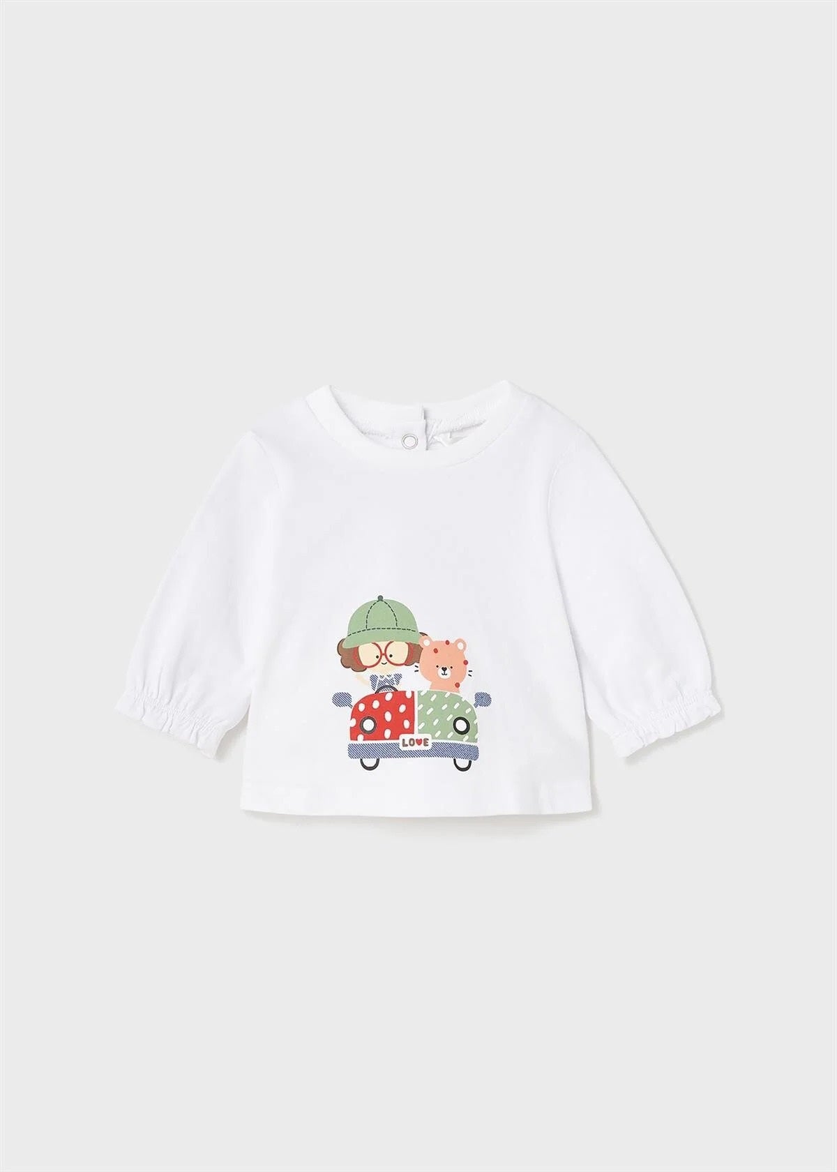 Mayoral yazlık  kız bebek 2 li  tişört set 1098