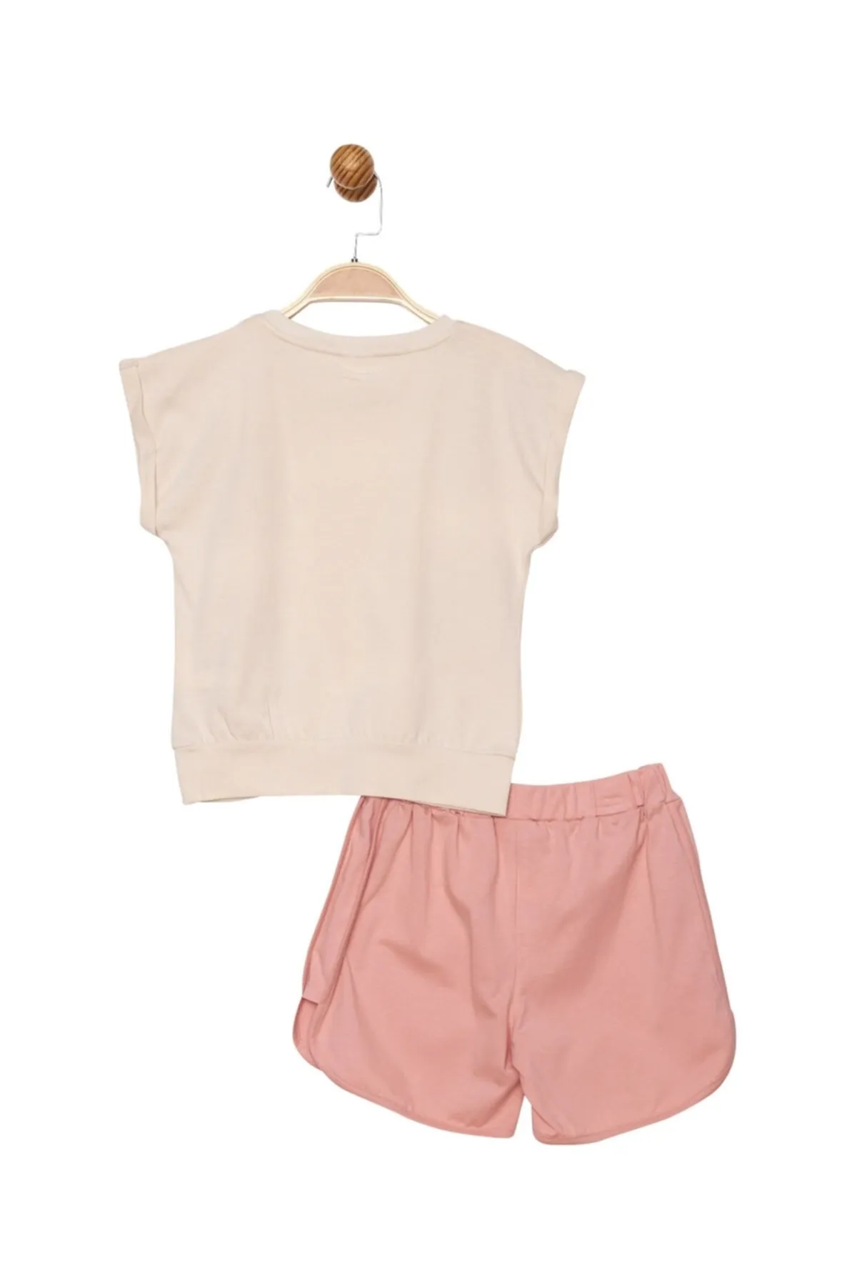 Minnie mouse  kız çocuk tişört şort 2 li set 19715