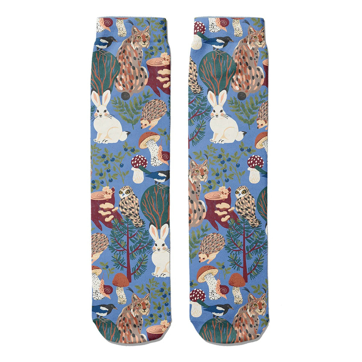 Ogobongo  dijital  tavşan baskılı  soket çorap