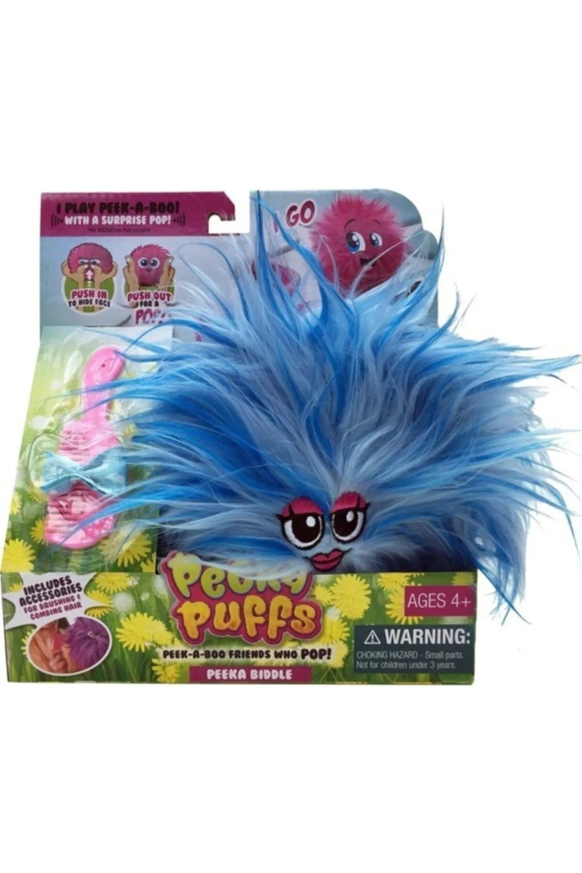 Peeka puffy mavi peluş oyuncak 39062